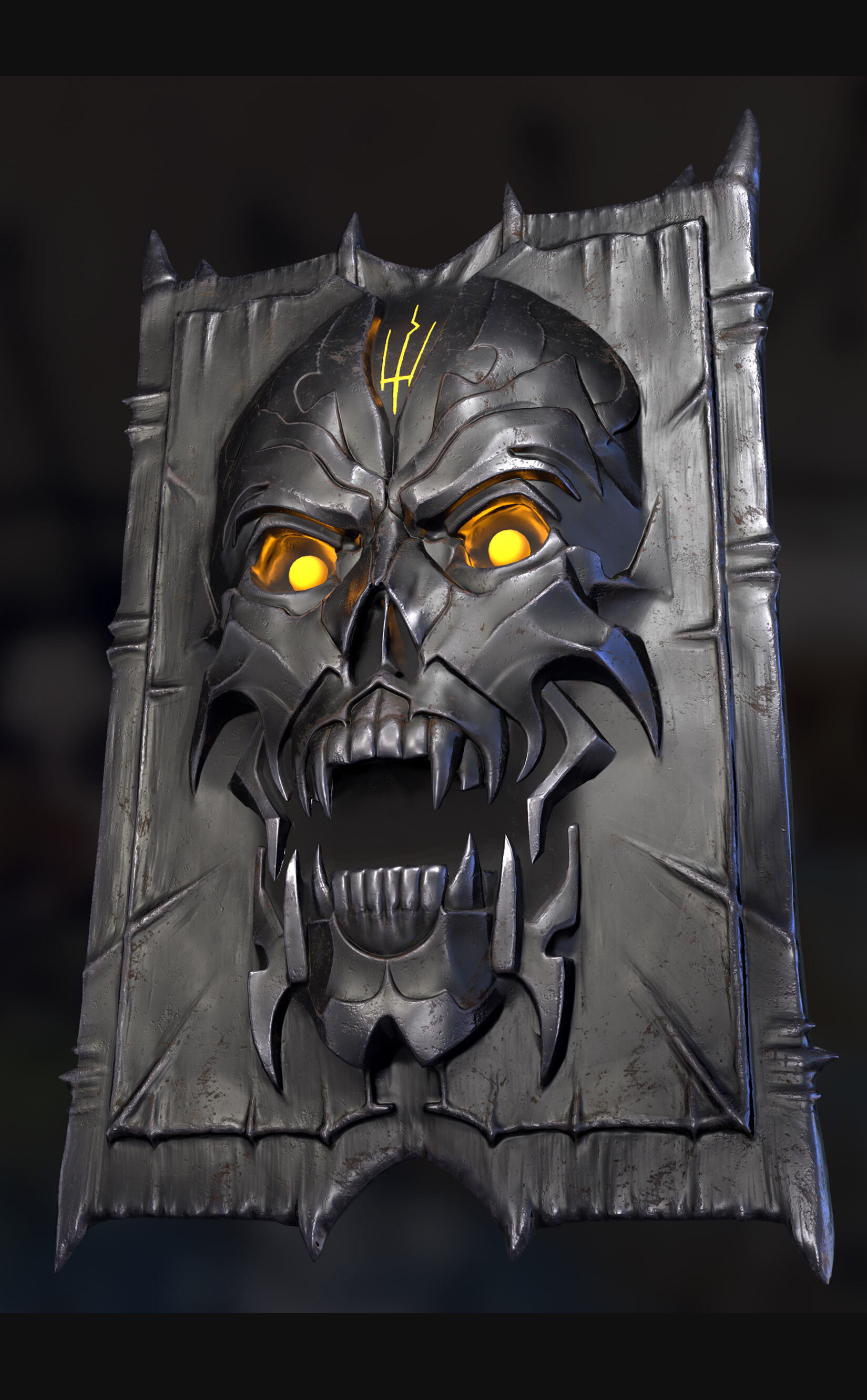 Doom Eternal - Rocket Launcher Low-poly 3D model_11