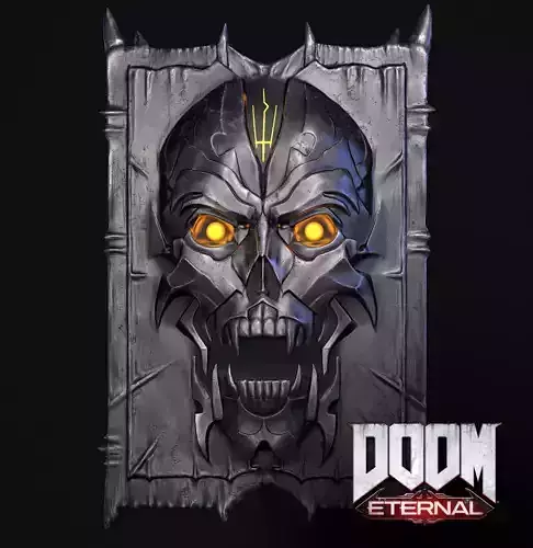 Doom Eternal - Rocket Launcher Low-poly 3D model