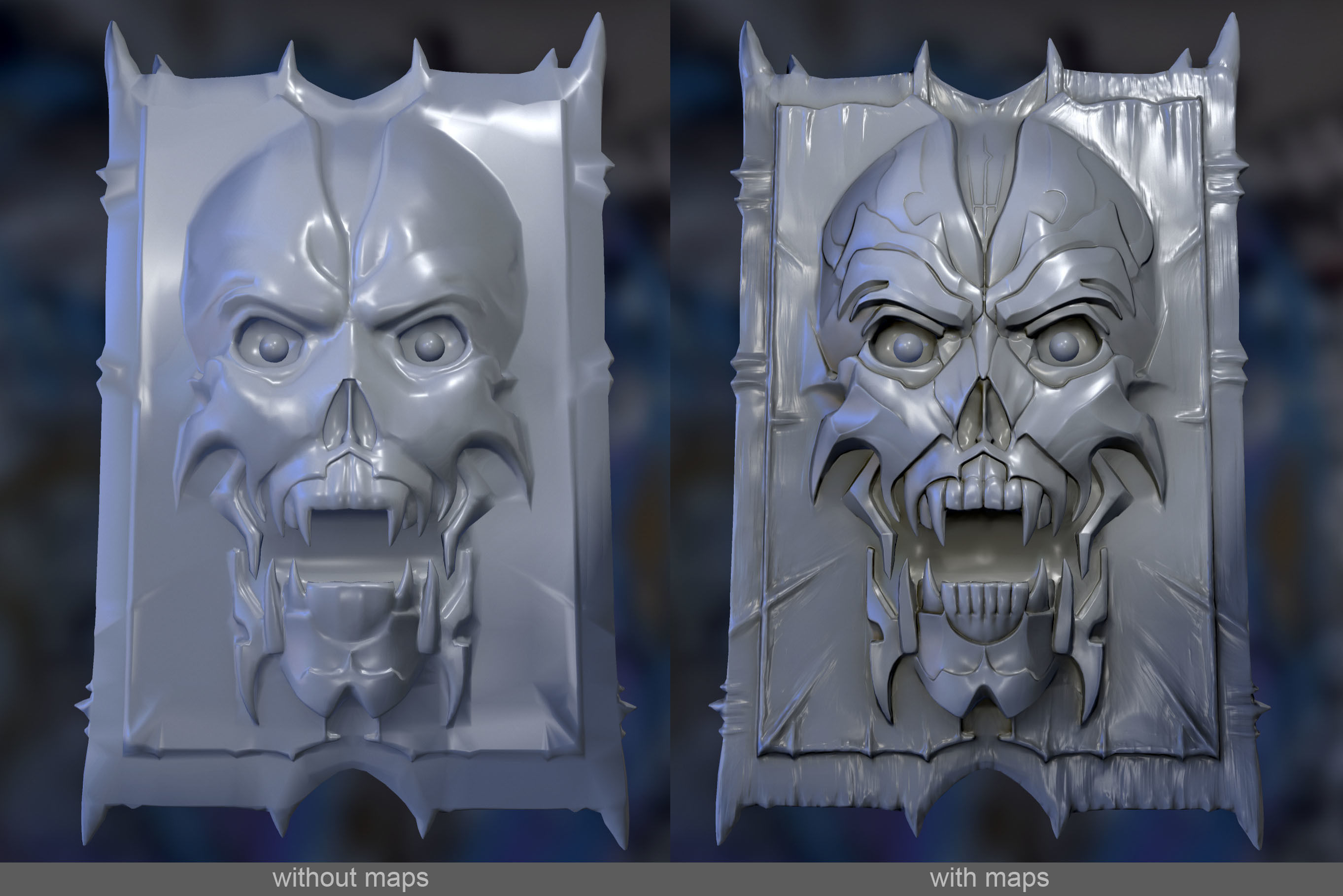 Doom Eternal - Rocket Launcher Low-poly 3D model_7