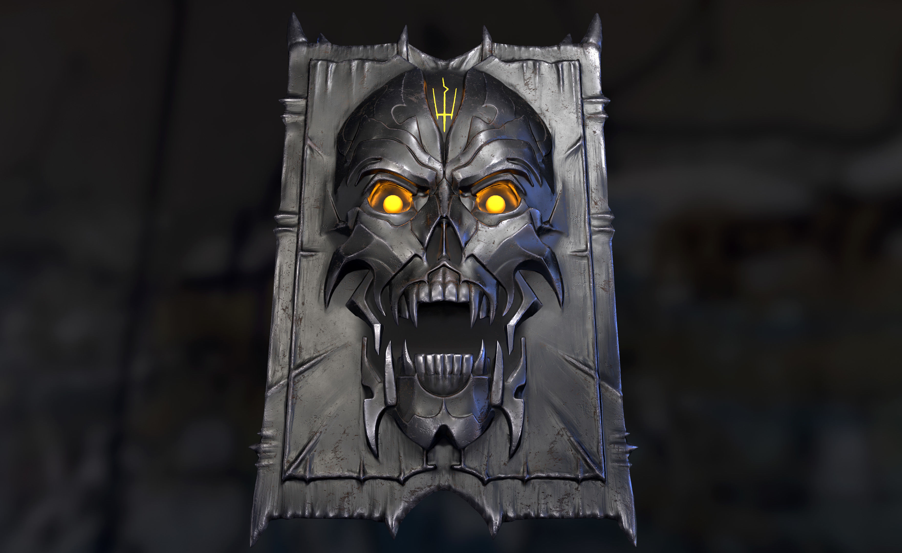 Doom Eternal - Rocket Launcher Low-poly 3D model_8