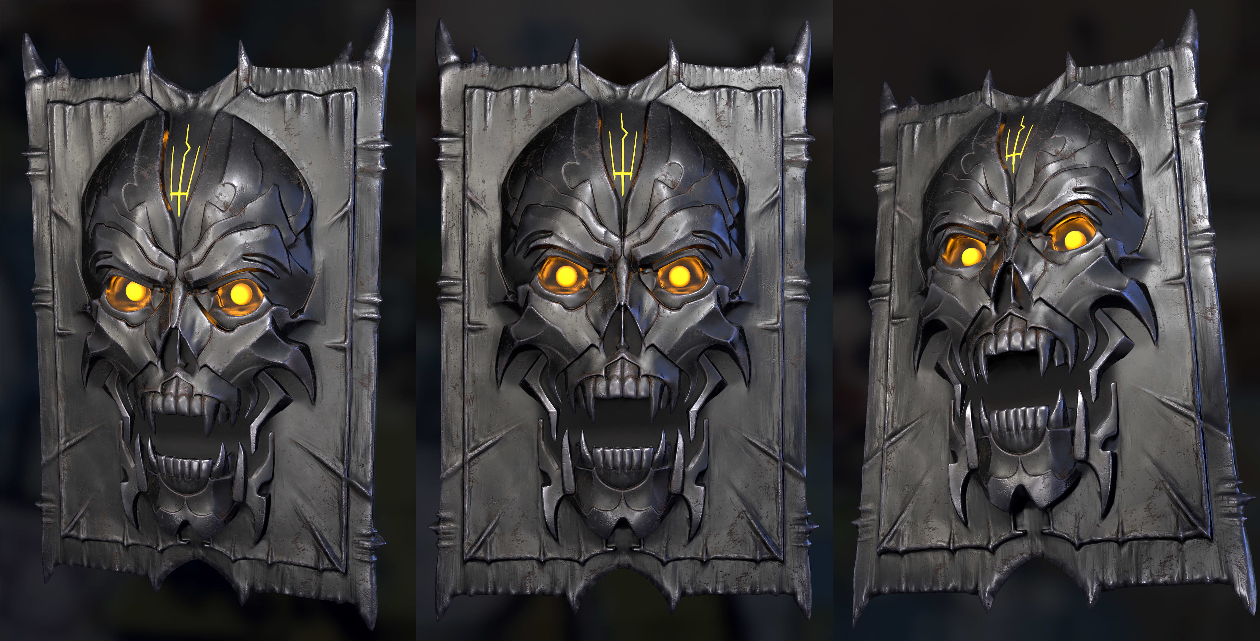 Doom Eternal - Rocket Launcher Low-poly 3D model_3