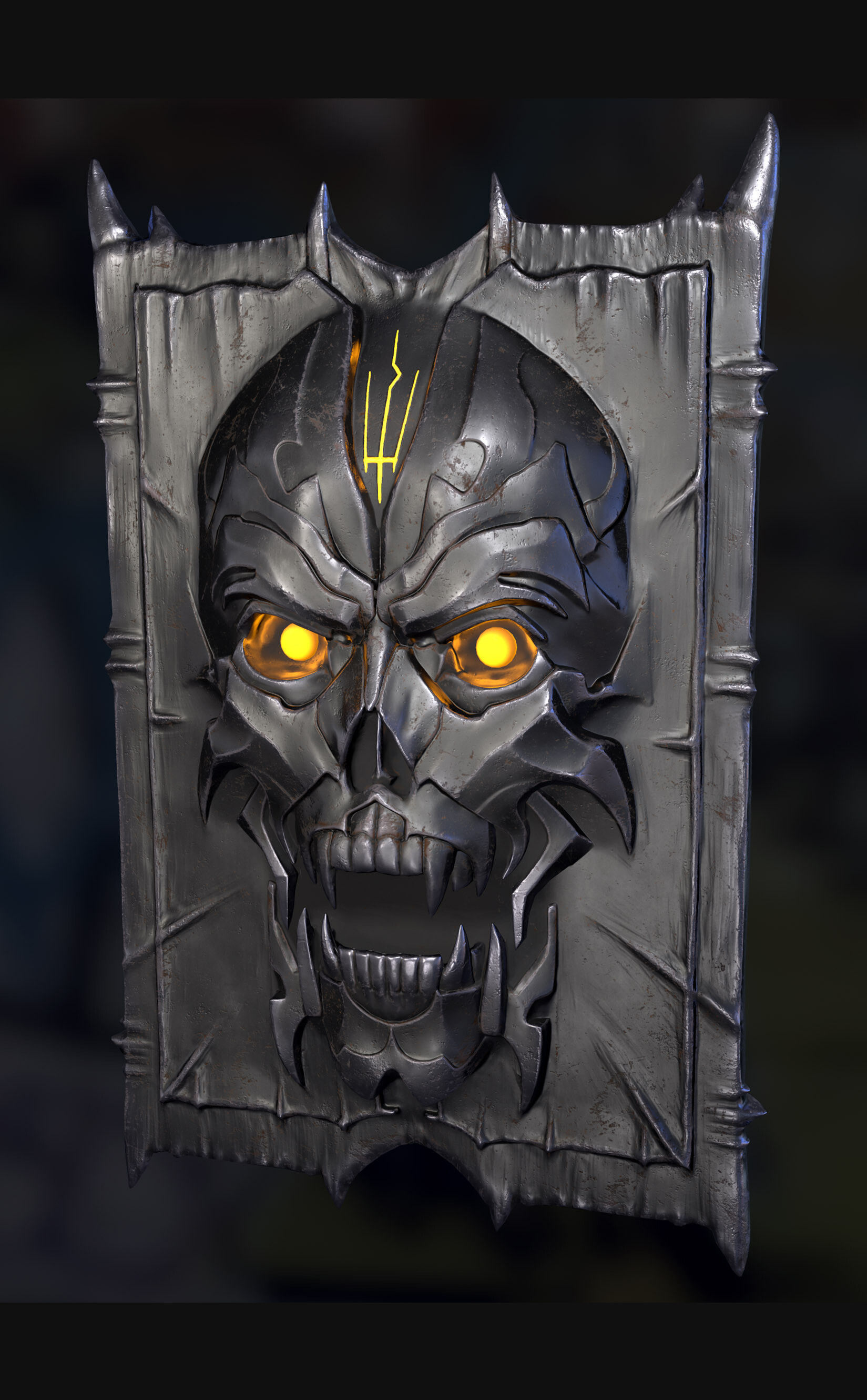 Doom Eternal - Rocket Launcher Low-poly 3D model_12