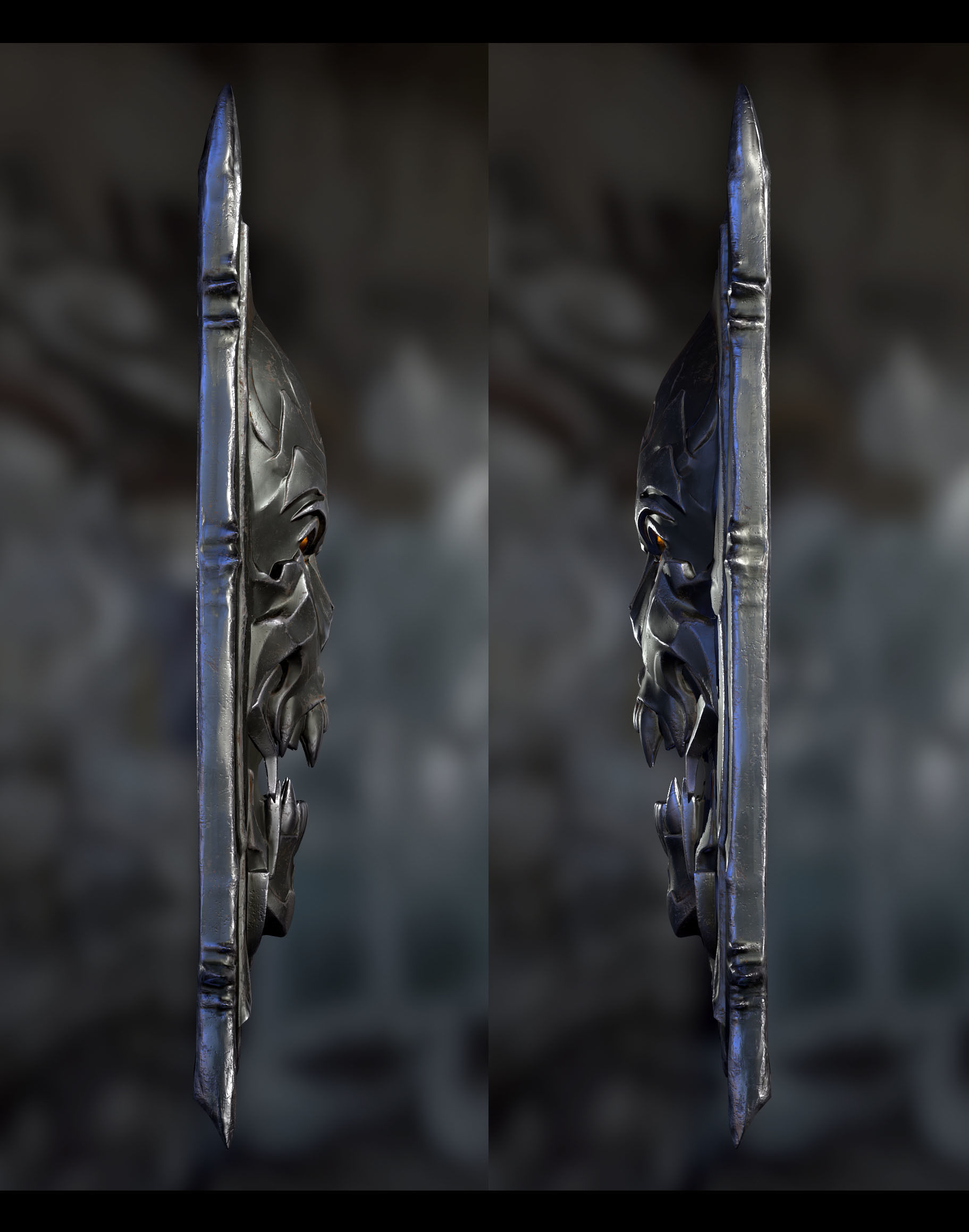 Doom Eternal - Rocket Launcher Low-poly 3D model_9