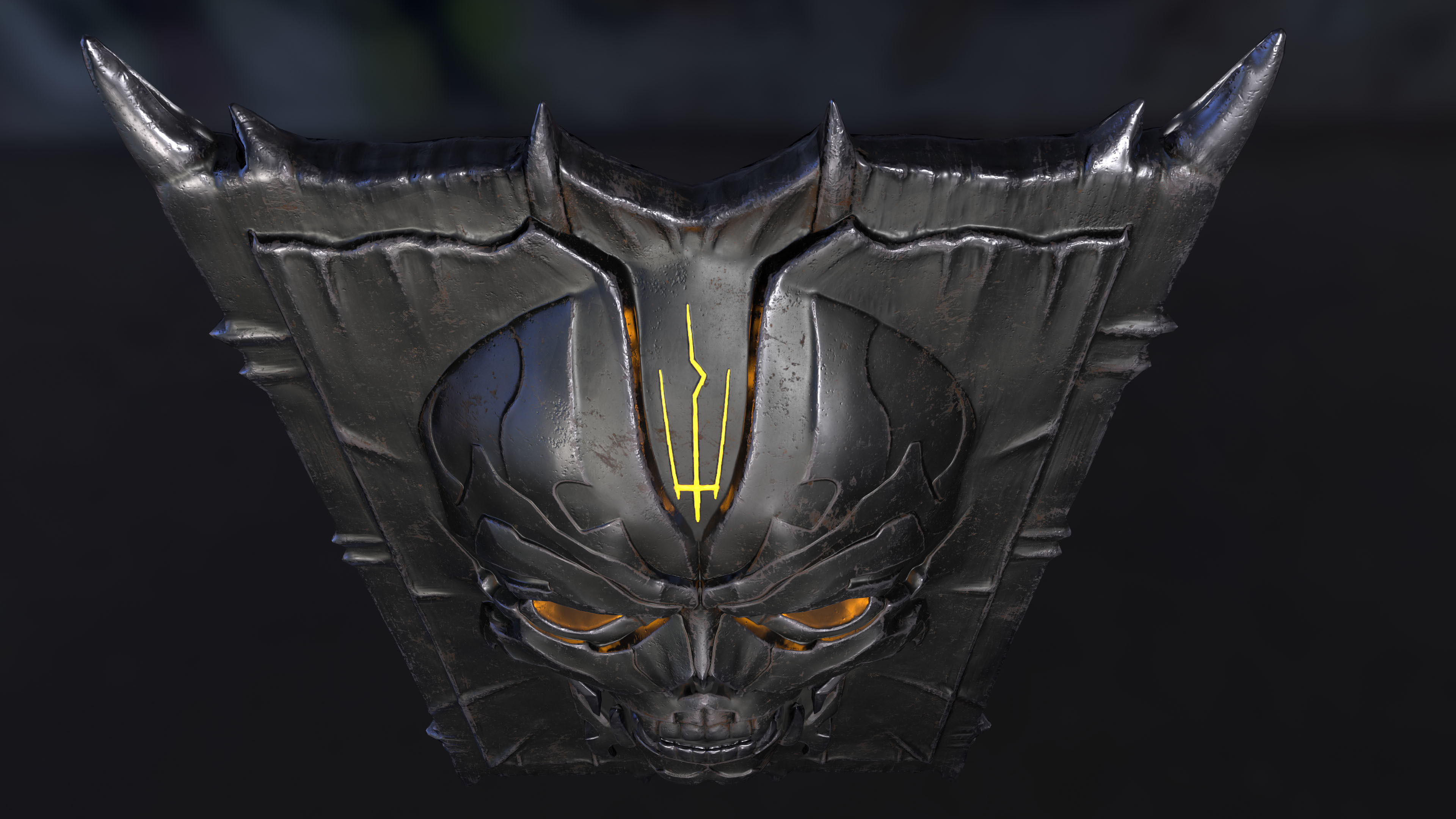 Doom Eternal - Rocket Launcher Low-poly 3D model_10