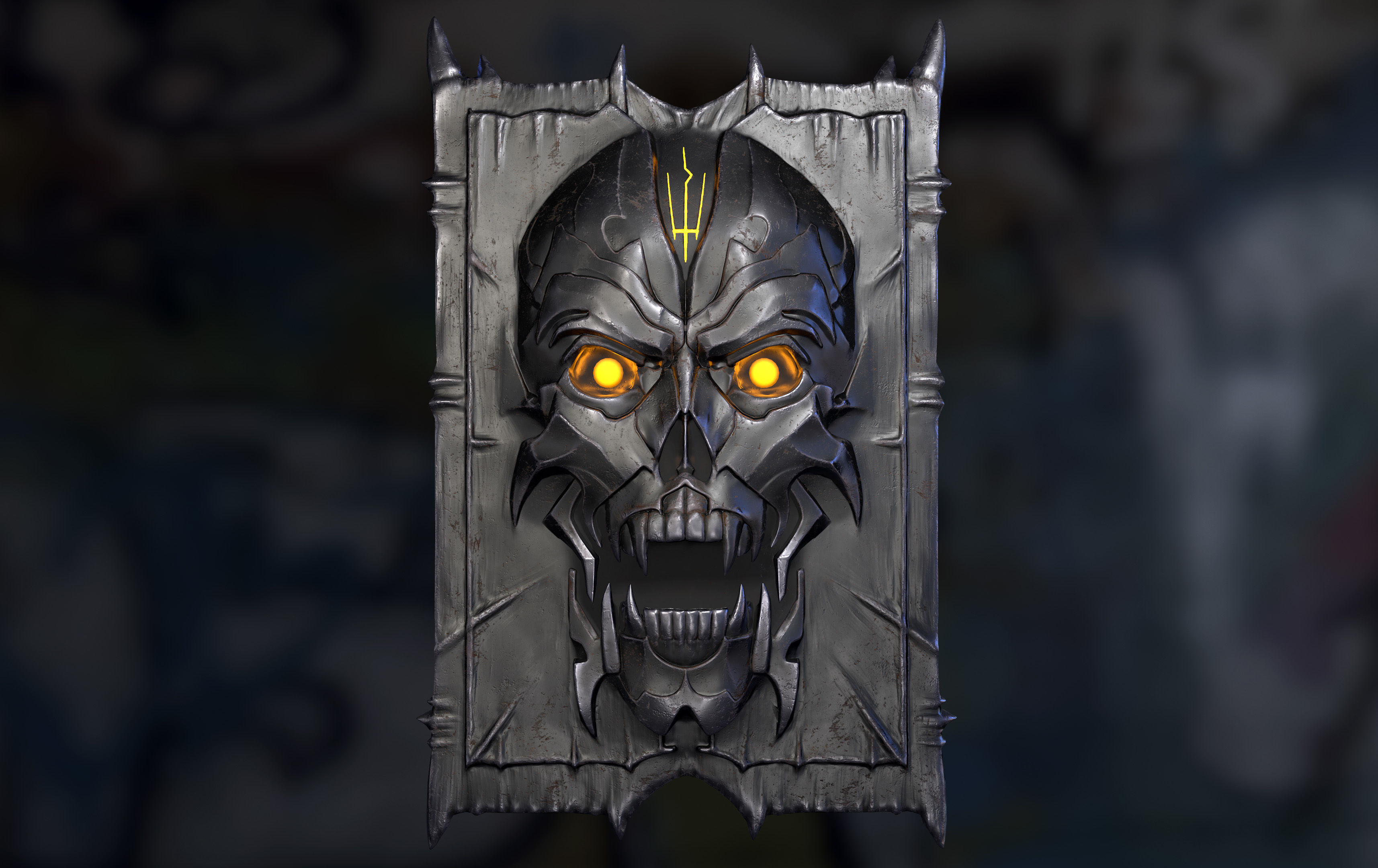 Doom Eternal - Rocket Launcher Low-poly 3D model_4