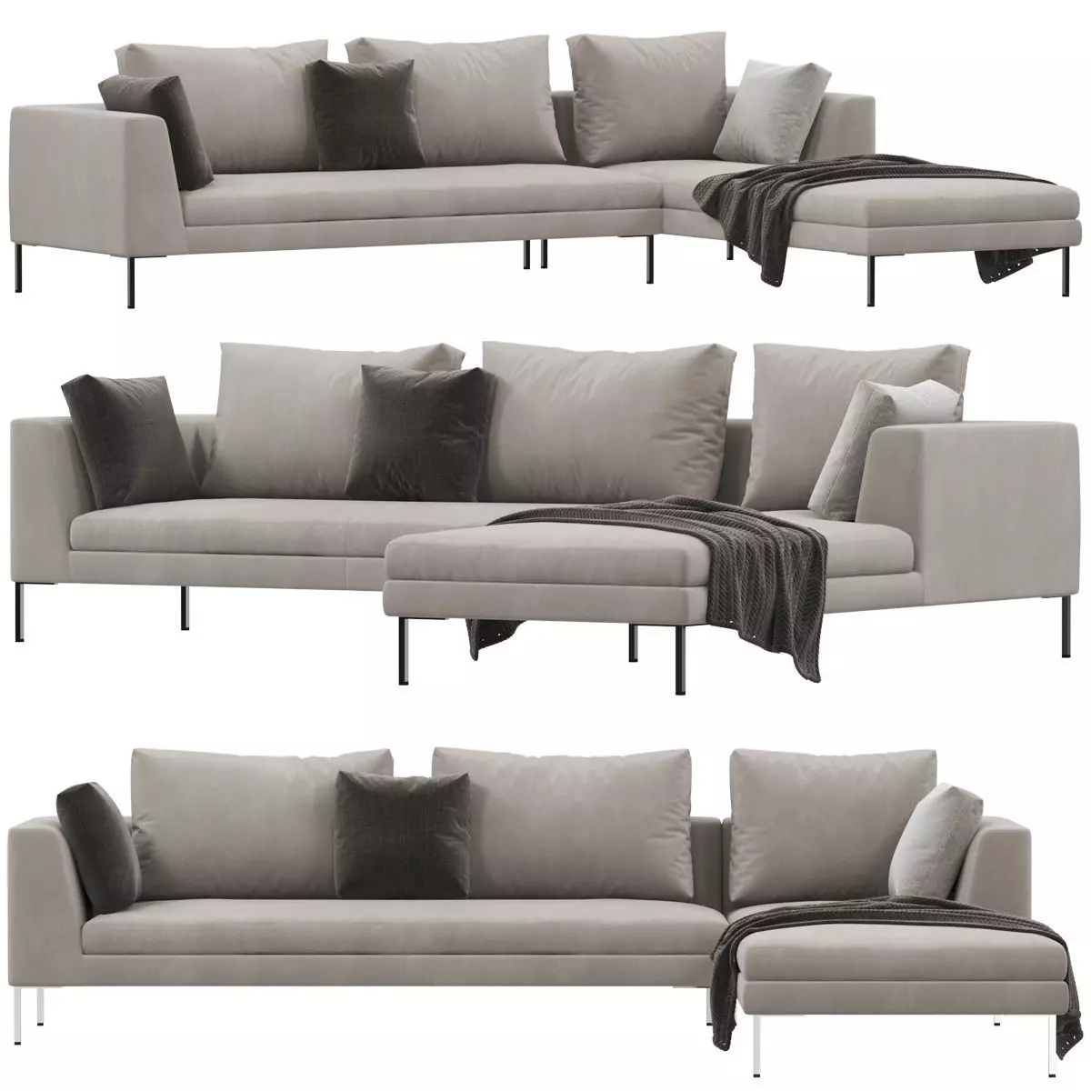 Alberta Luna sofa 3D model