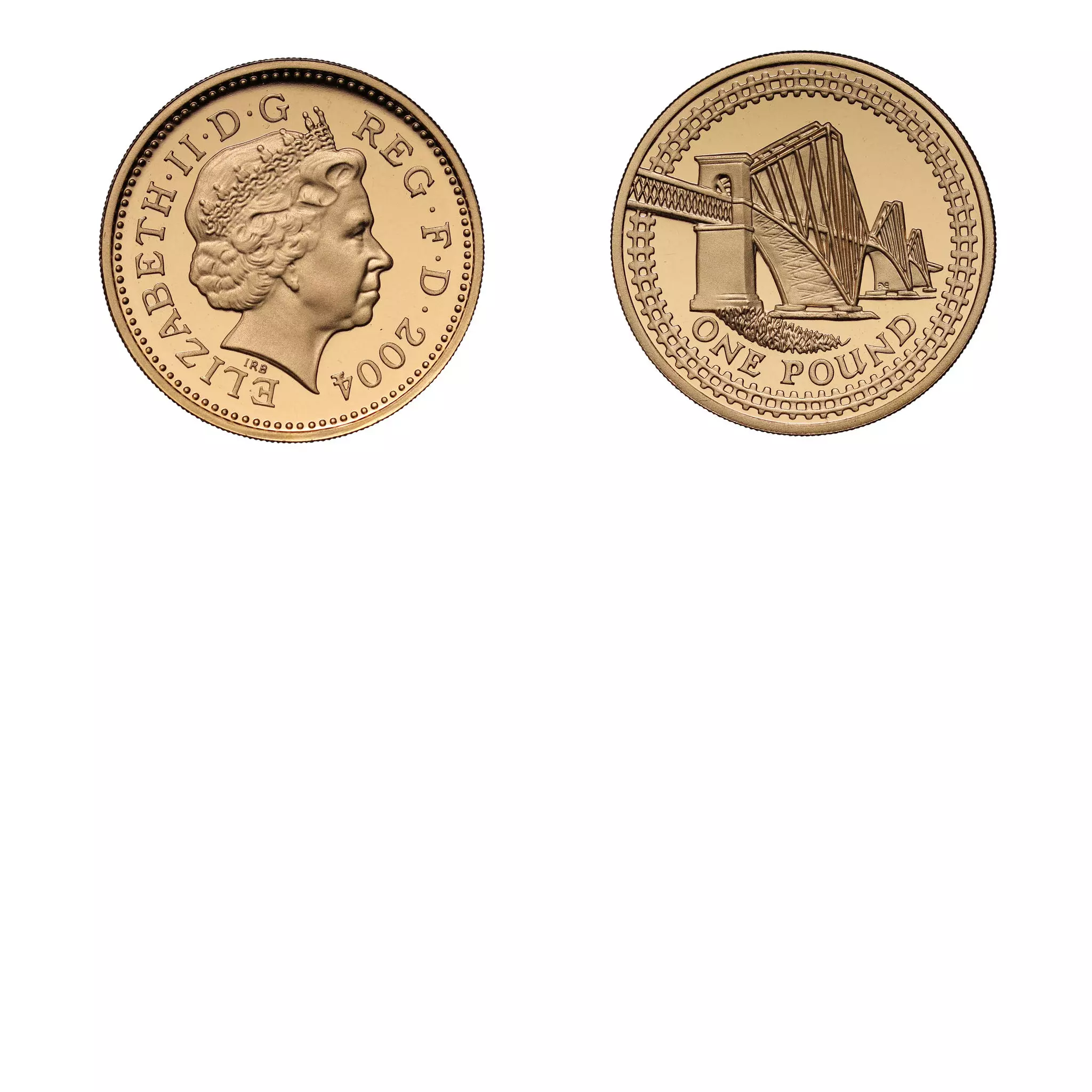 One-Pound Coin Low-poly 3D model