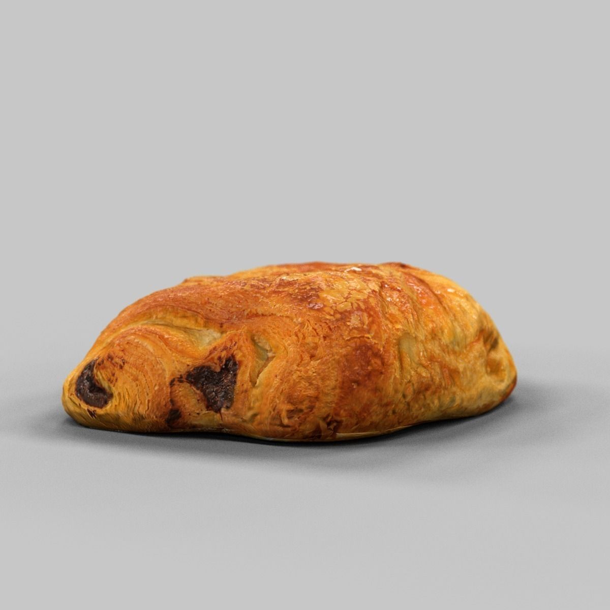 Chocolate inside Cake Low-poly 3D model_2