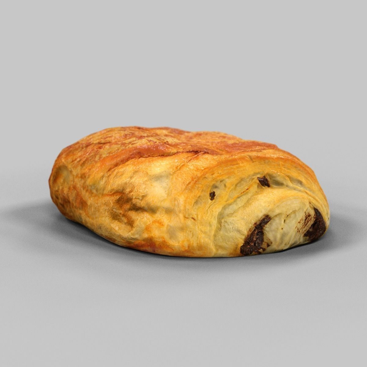 Chocolate inside Cake Low-poly 3D model_0