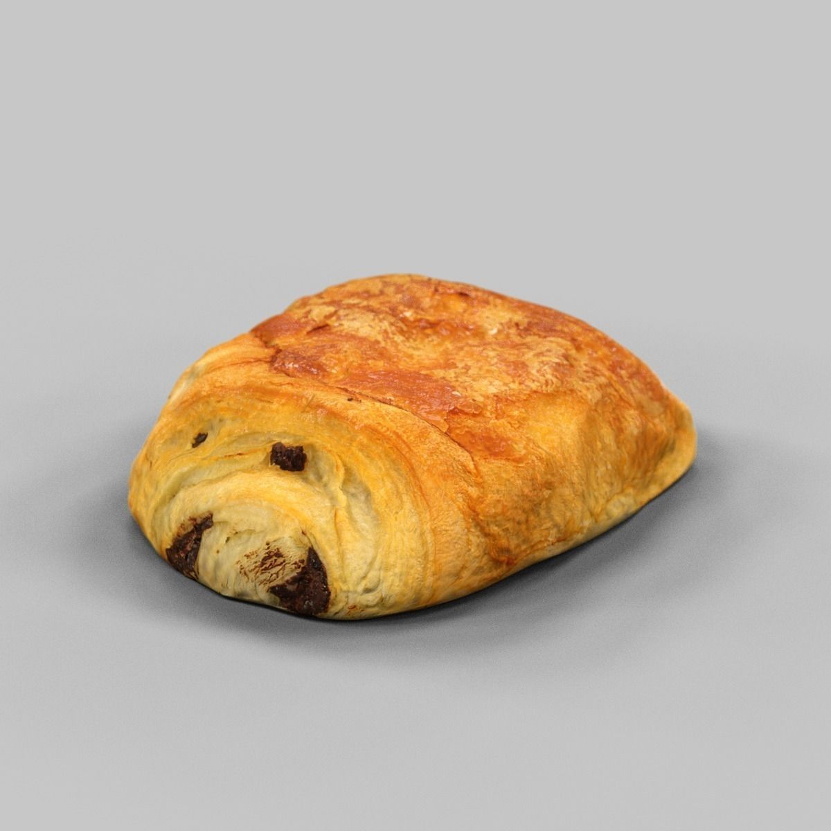 Chocolate inside Cake Low-poly 3D model_3