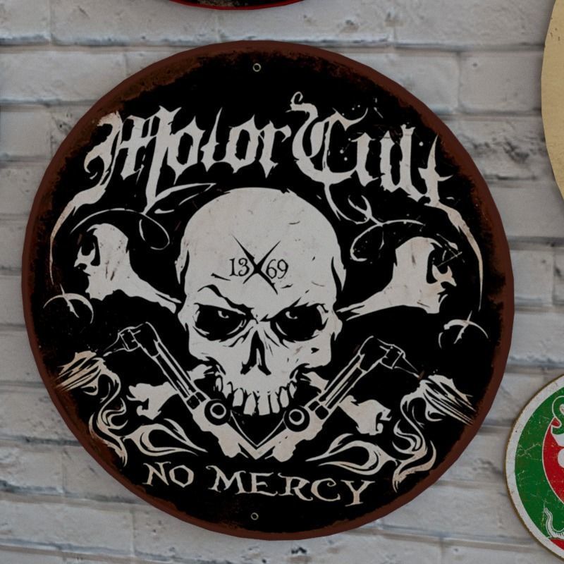 VINTAGE SIGNS PACK - SERVICE PARTS AND GARAGE Low-poly 3D model_22