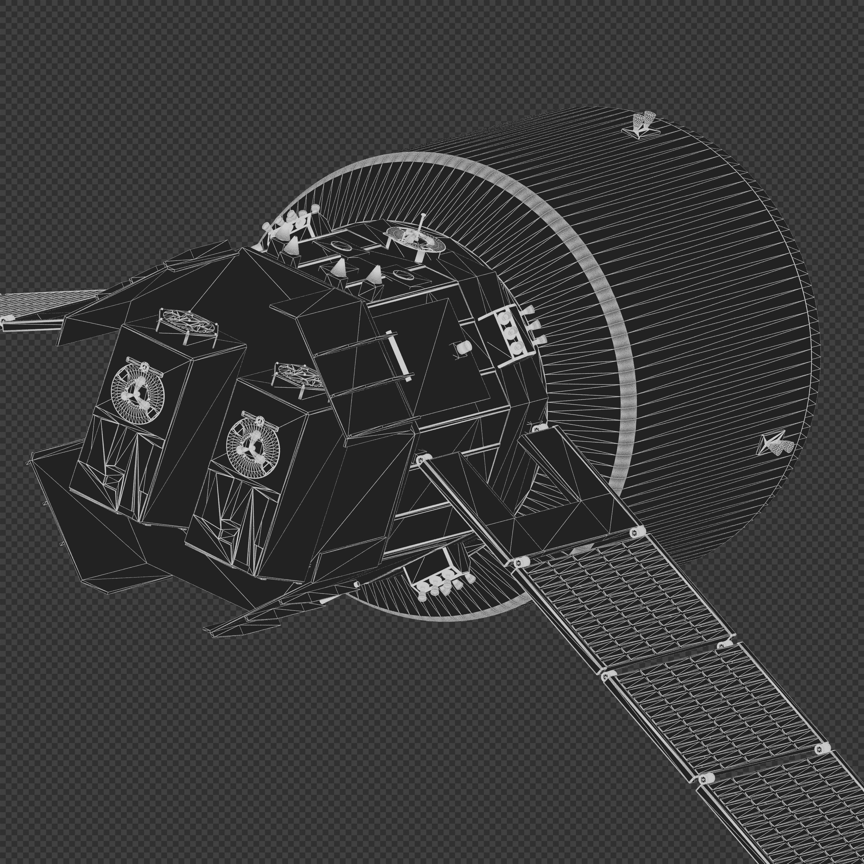 HTV-X japanese space station 3D model_8