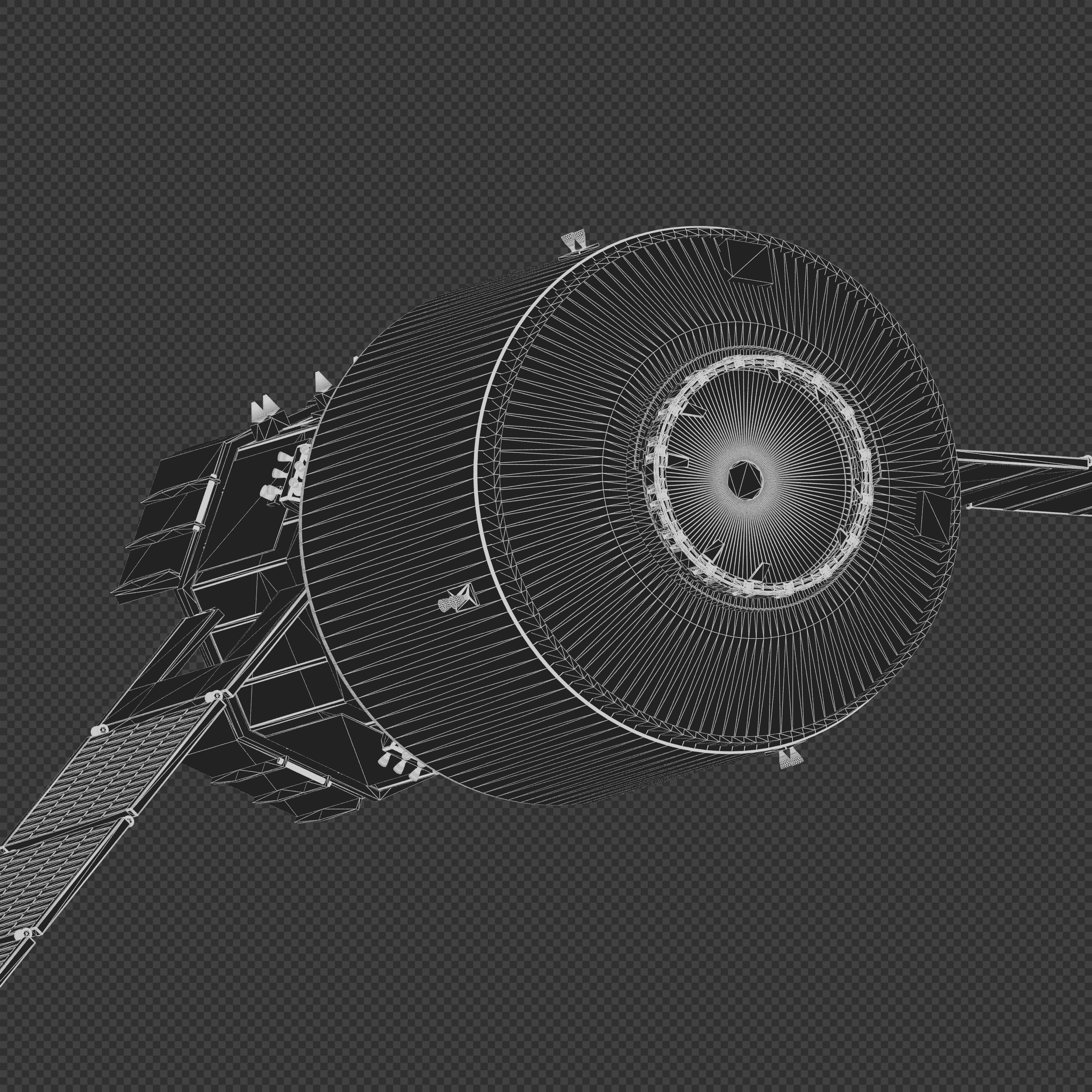 HTV-X japanese space station 3D model_12