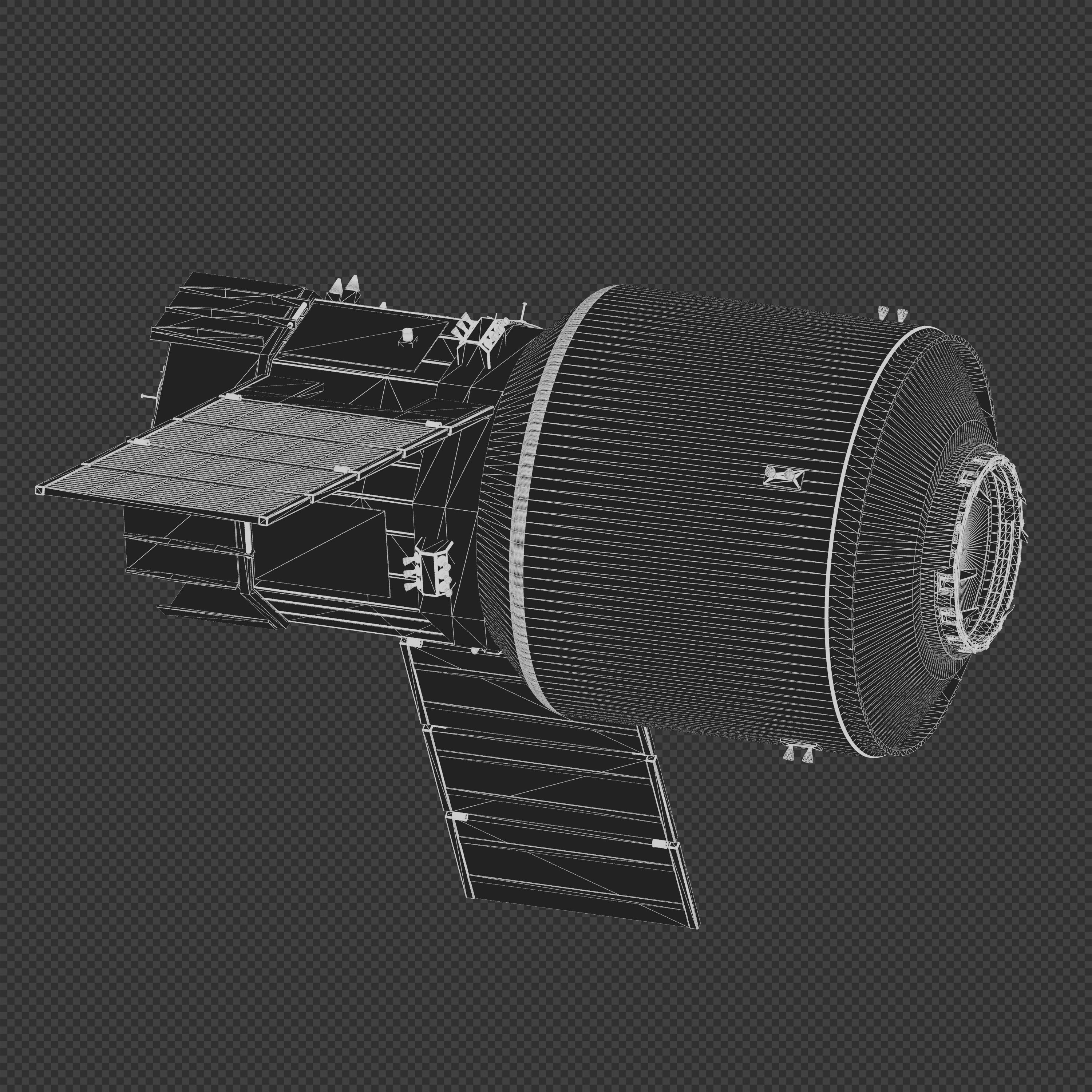 HTV-X japanese space station 3D model_11
