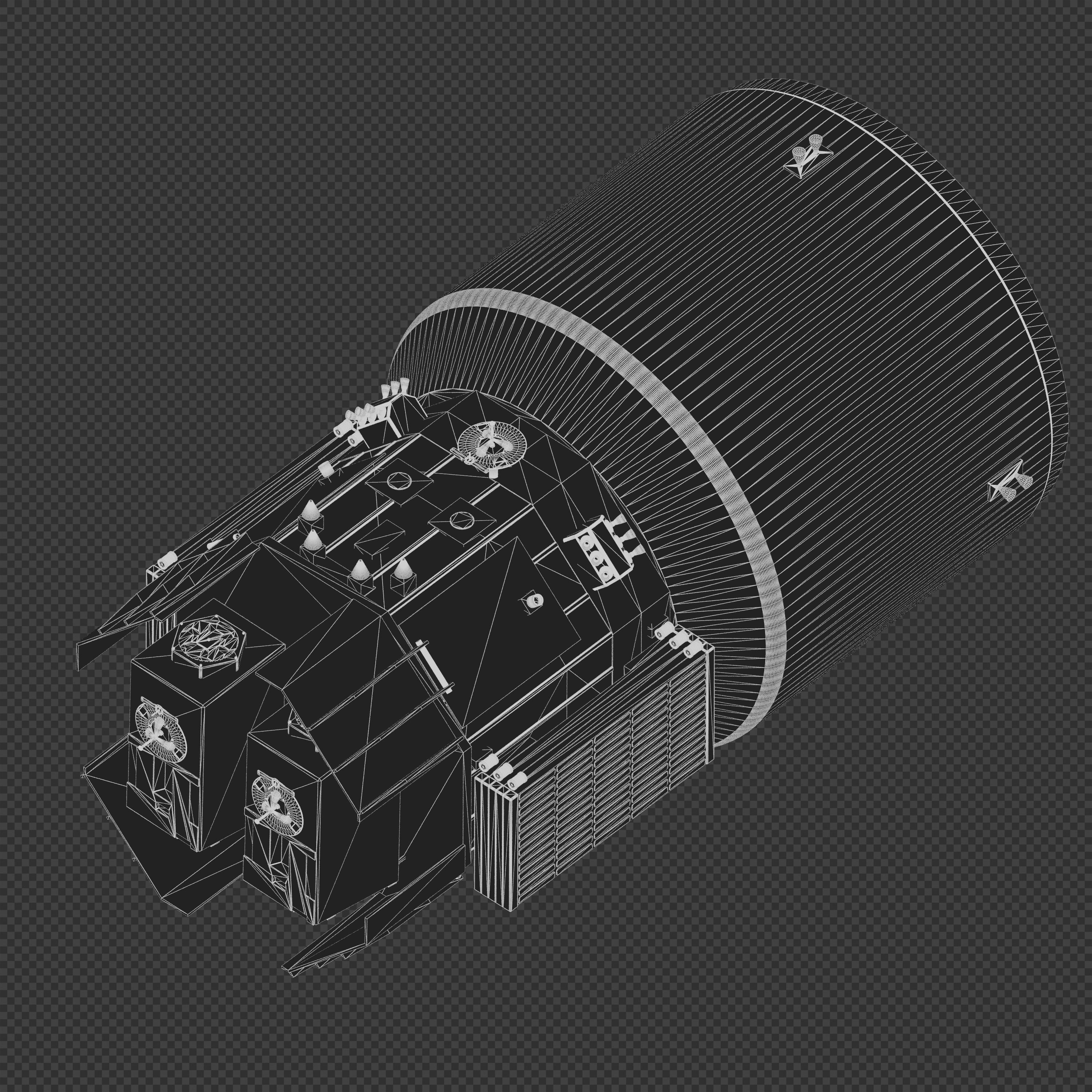 HTV-X japanese space station 3D model_9