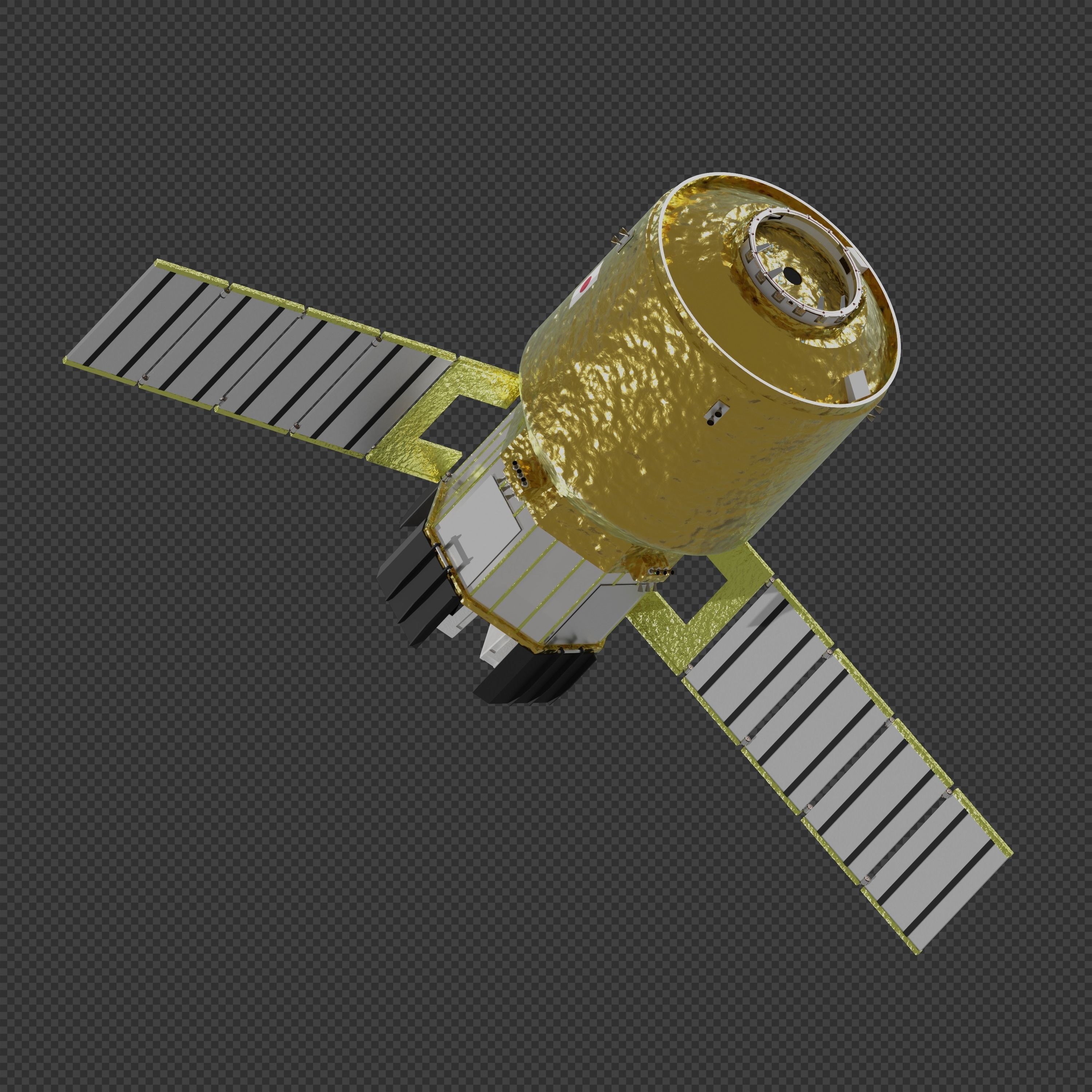 HTV-X japanese space station 3D model_5