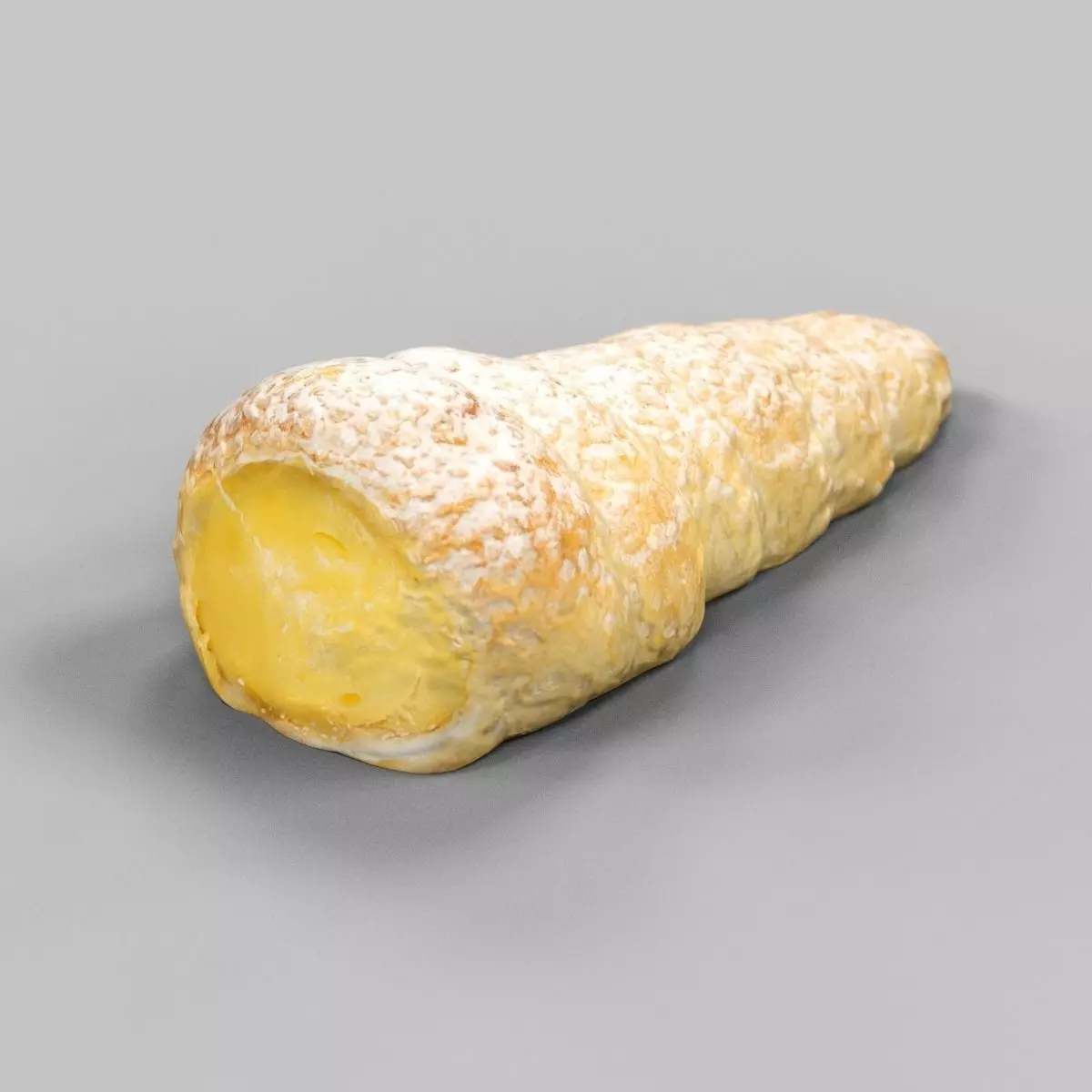 Pudding Horn Cake Low-poly 3D model
