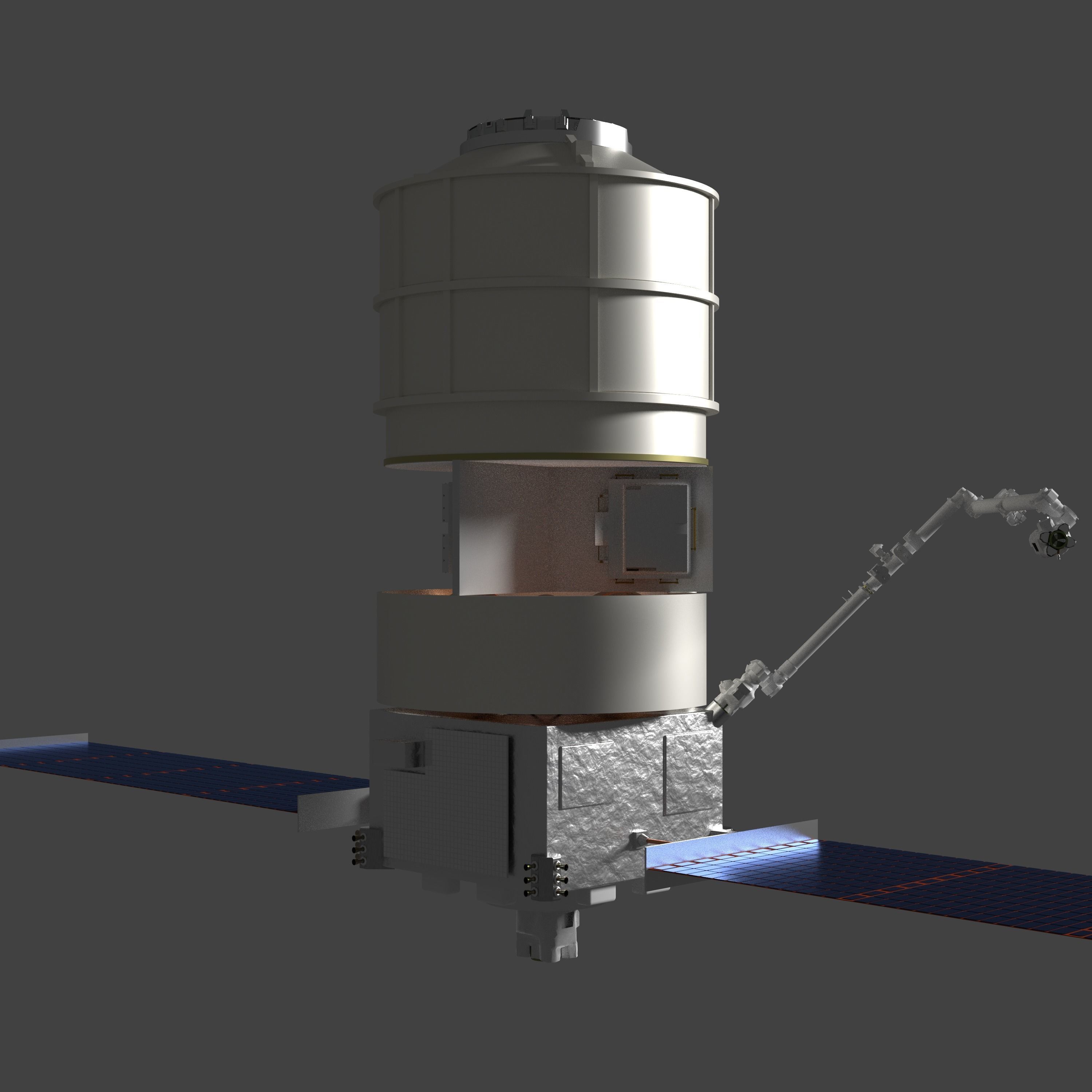 Jupiter-Exoliner Spacecraft 3D model_1