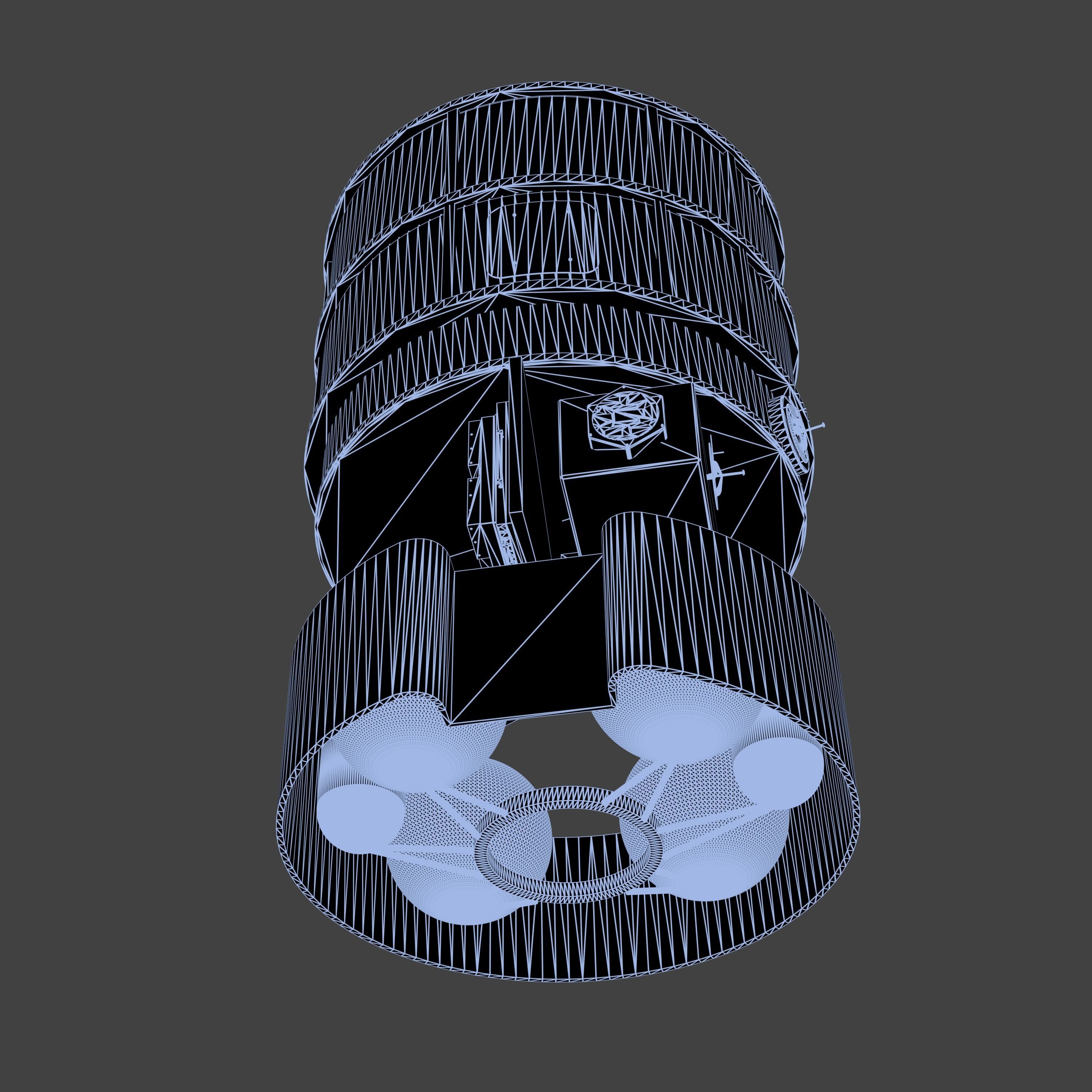 Jupiter-Exoliner Spacecraft 3D model_7