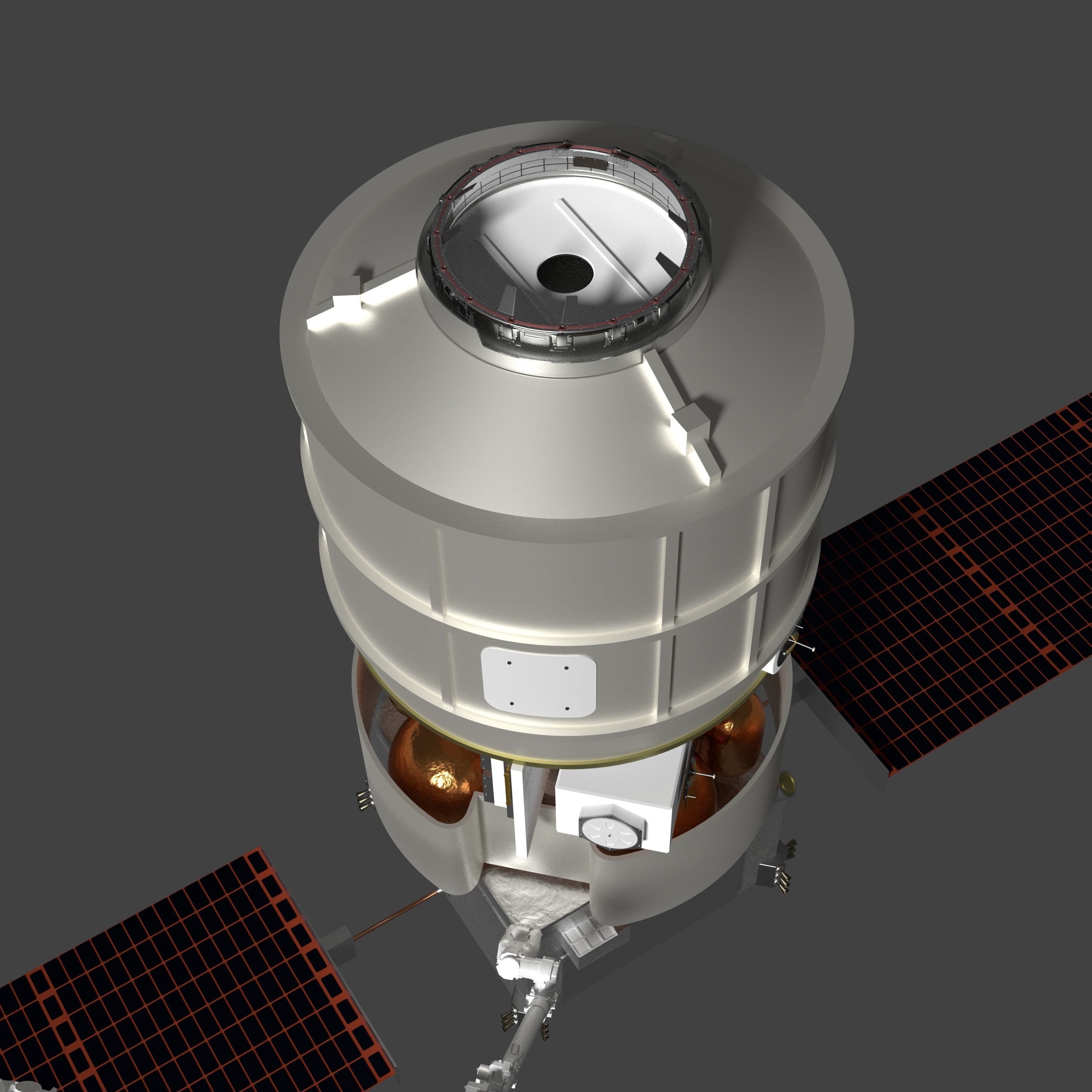 Jupiter-Exoliner Spacecraft 3D model_2