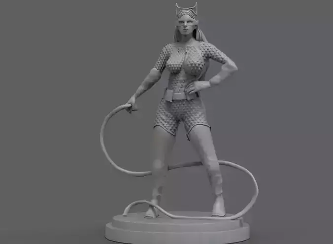 Catwoman Scupture
