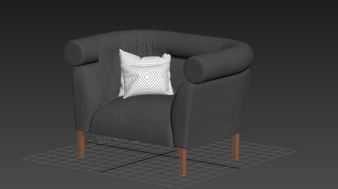 Rouble sofa 02 3D model_5
