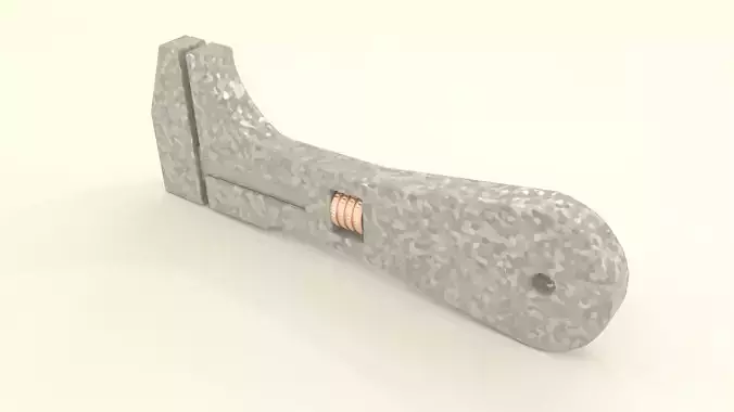 Adjustable key 3D model