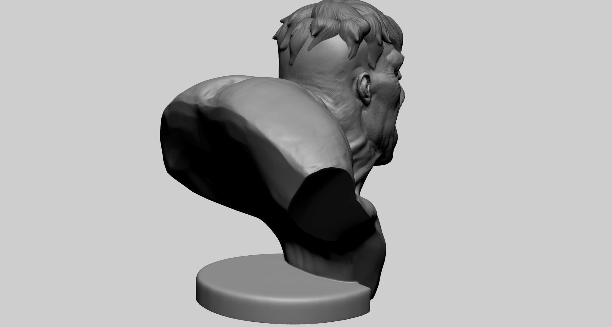 Hulk Bust 3D model_2
