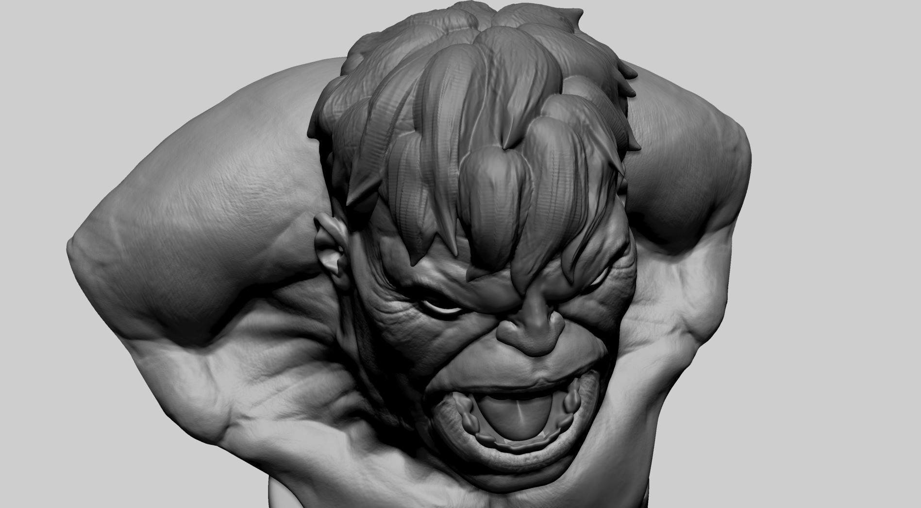 Hulk Bust 3D model_8