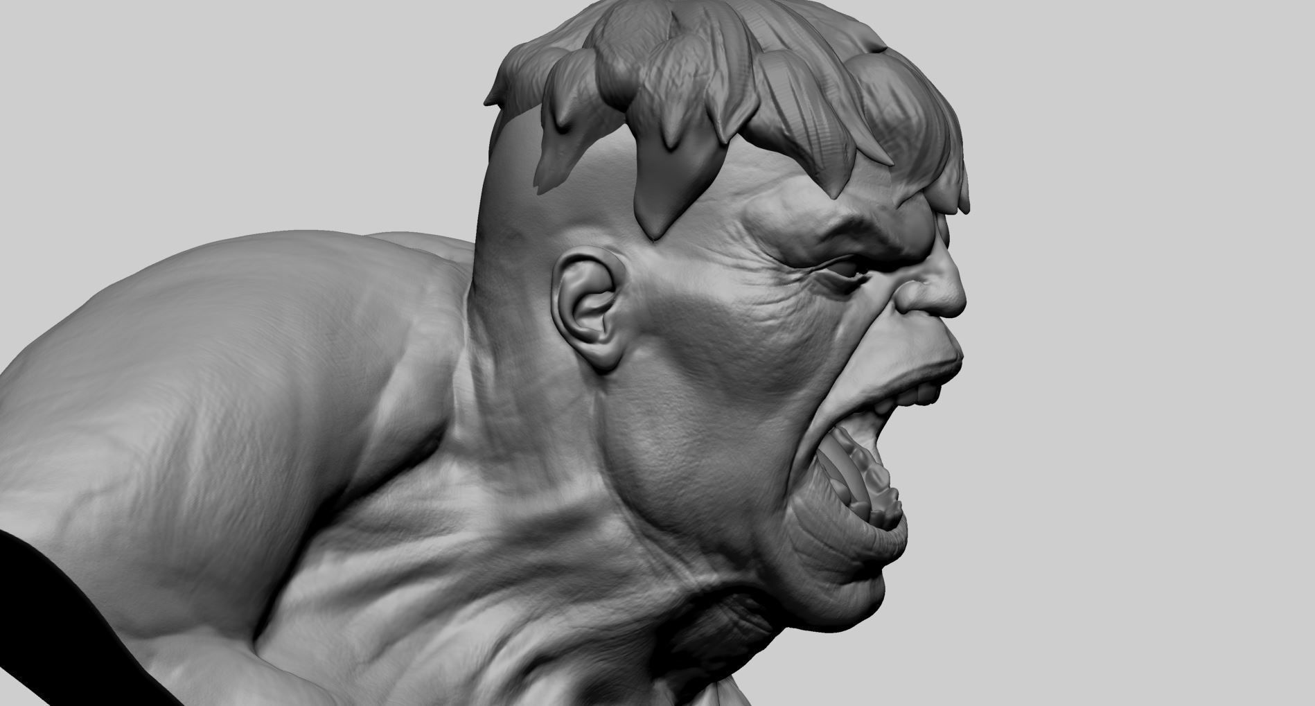 Hulk Bust 3D model_7