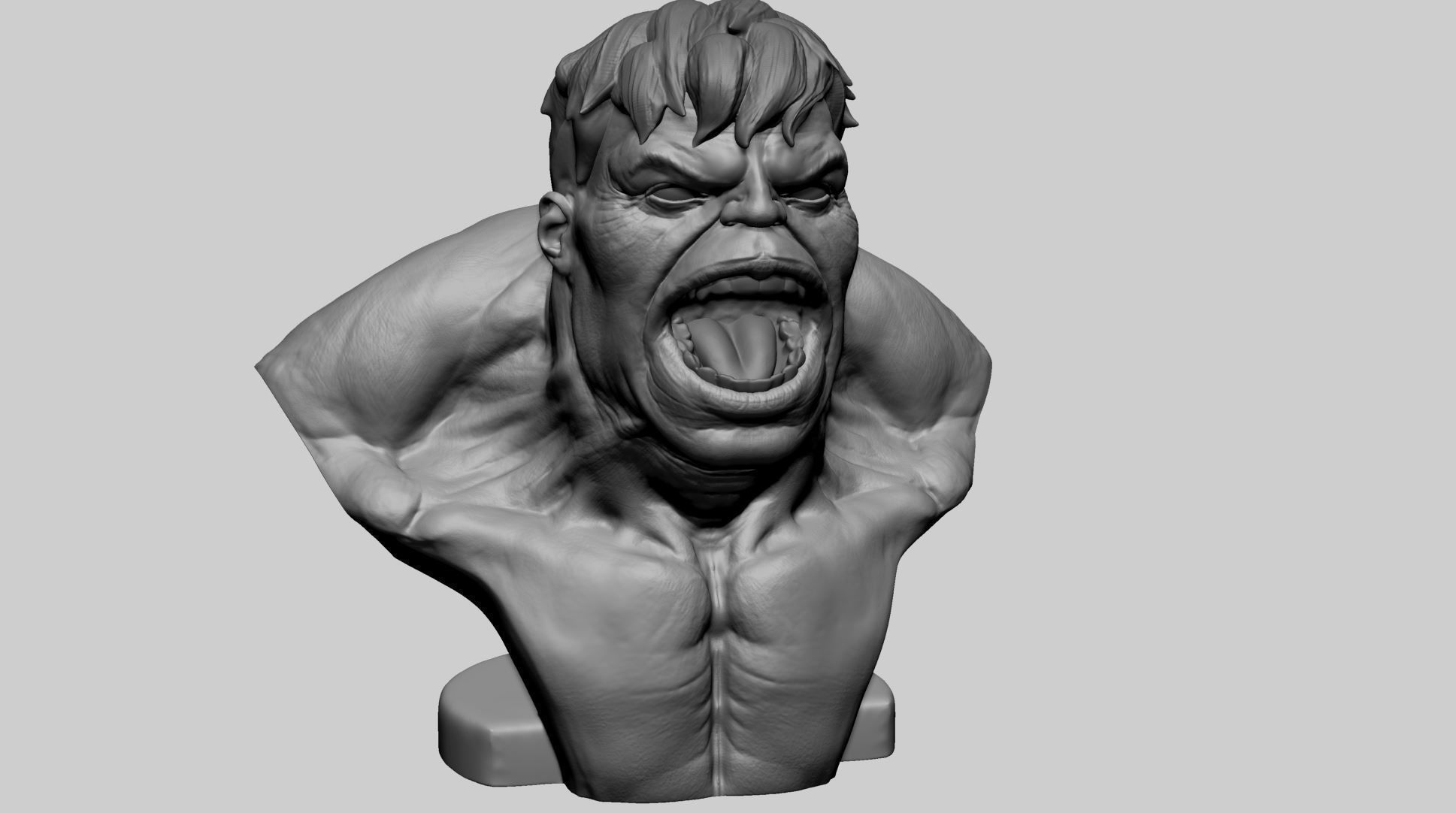 Hulk Bust 3D model_6