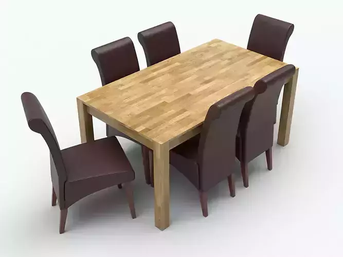 Dining table with chairs