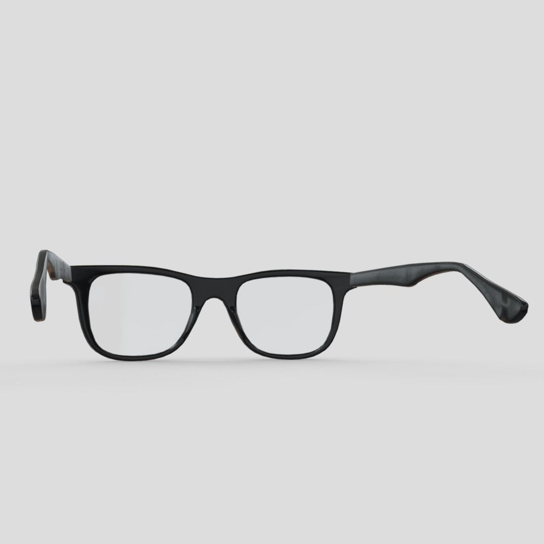 Glasses 2 Low-poly 3D model_10