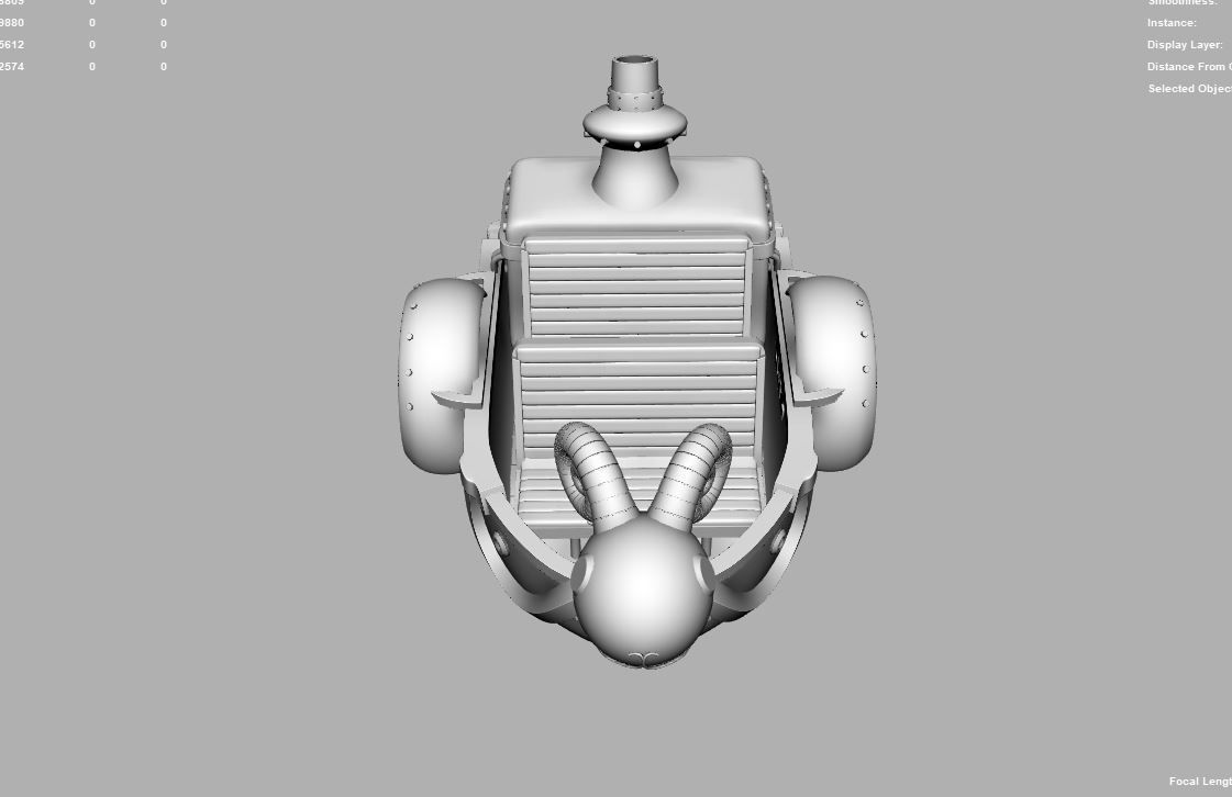 Mini Merry - One Piece Low-poly 3D model_12