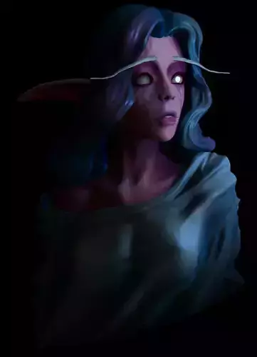  Elven Looking into the Void