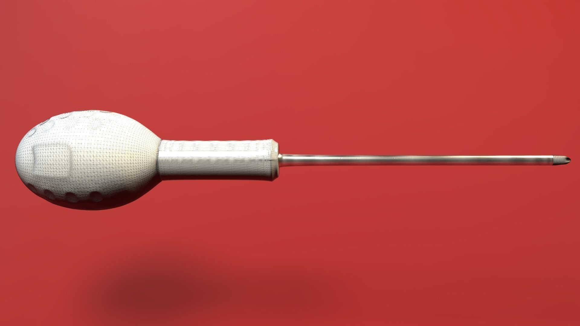 Free Screwdriver Free low-poly 3D model_4