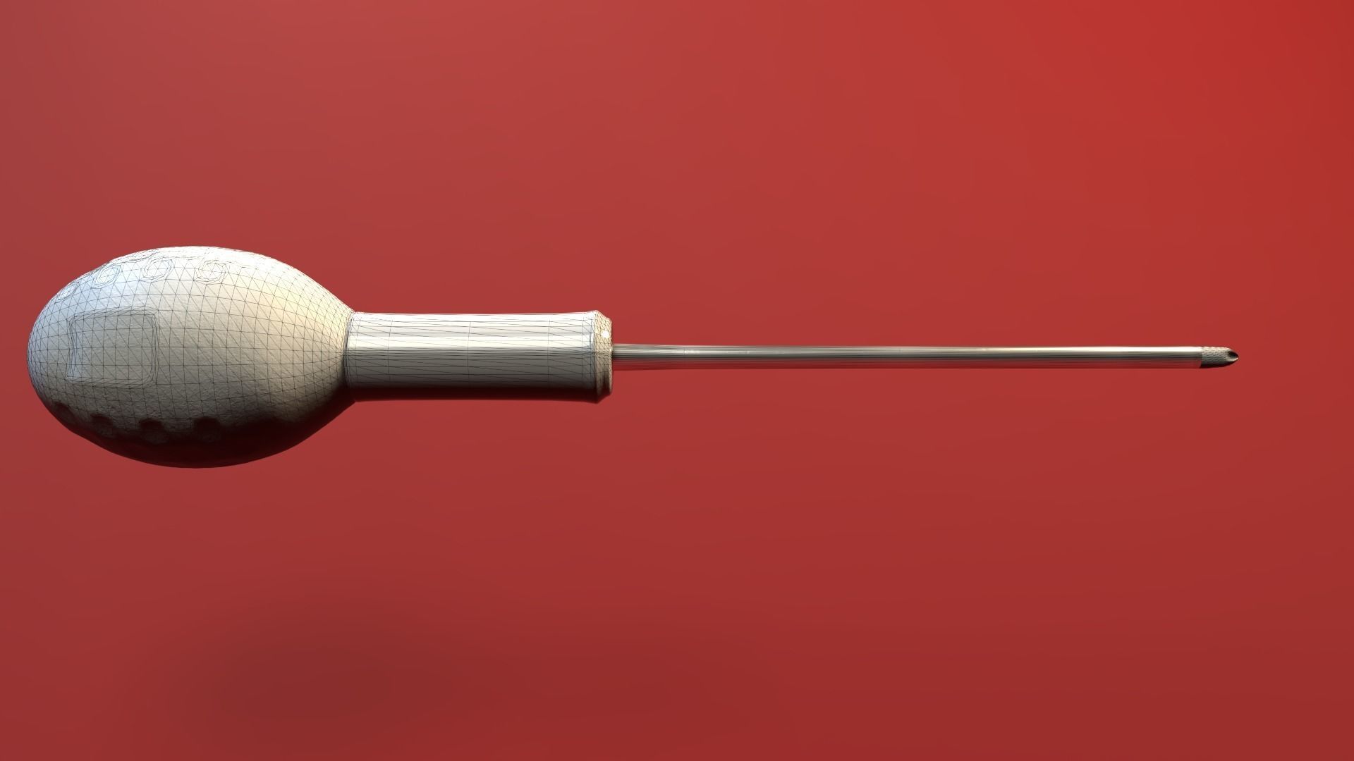 Free Screwdriver Free low-poly 3D model_5