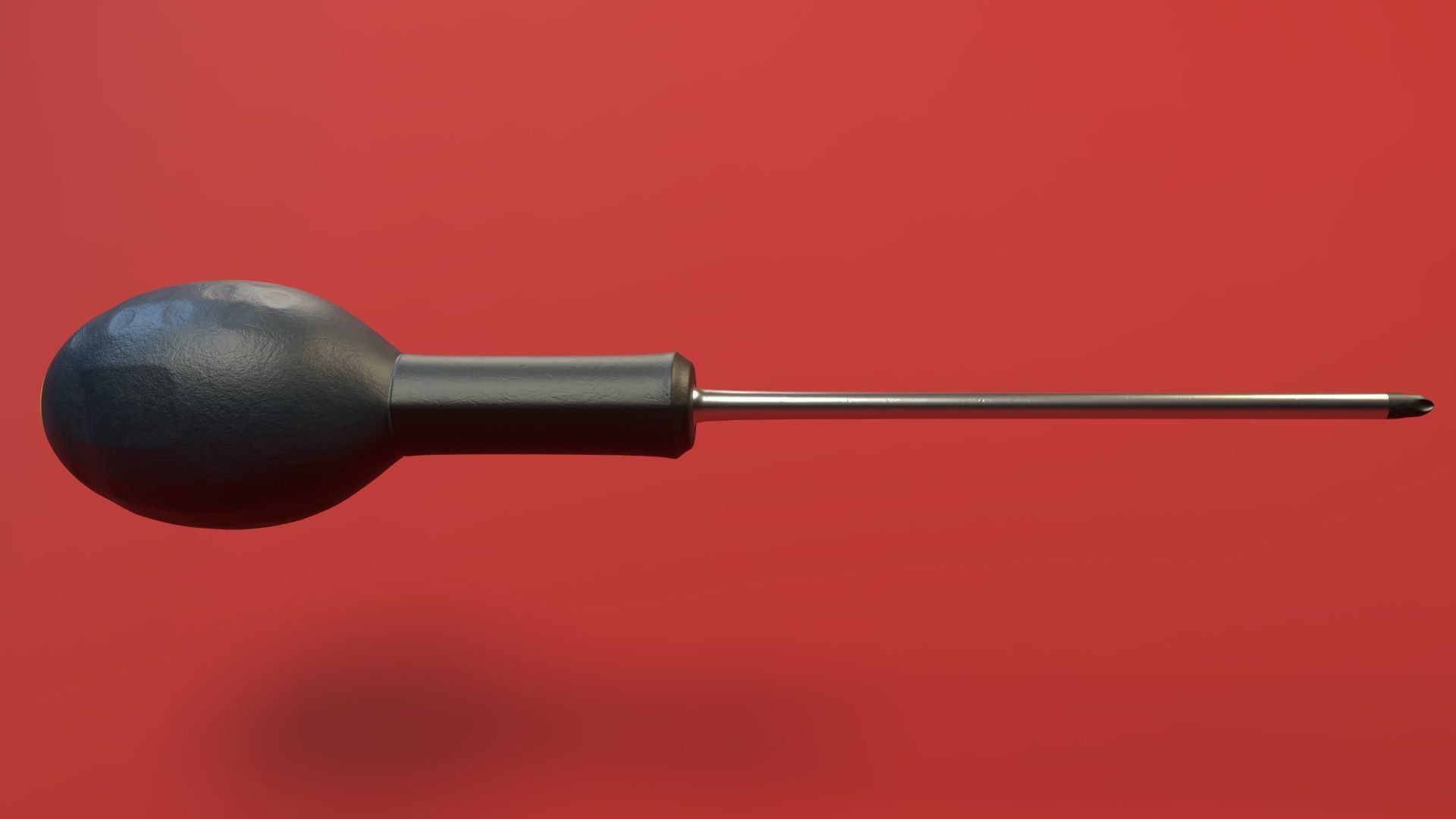 Free Screwdriver Free low-poly 3D model_2