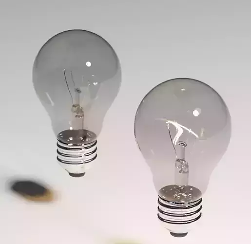 Photorealistic 3D bulb