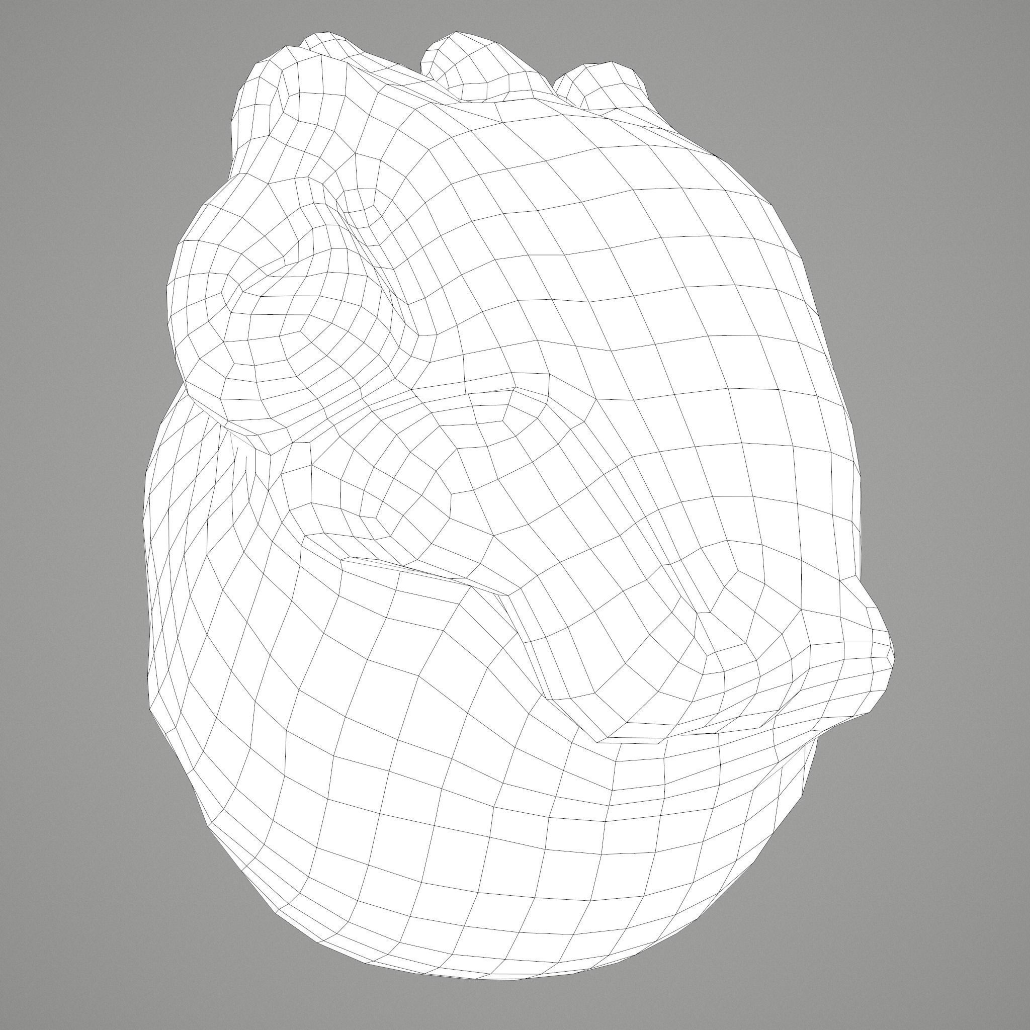 Human Heart Low-poly 3D model_39