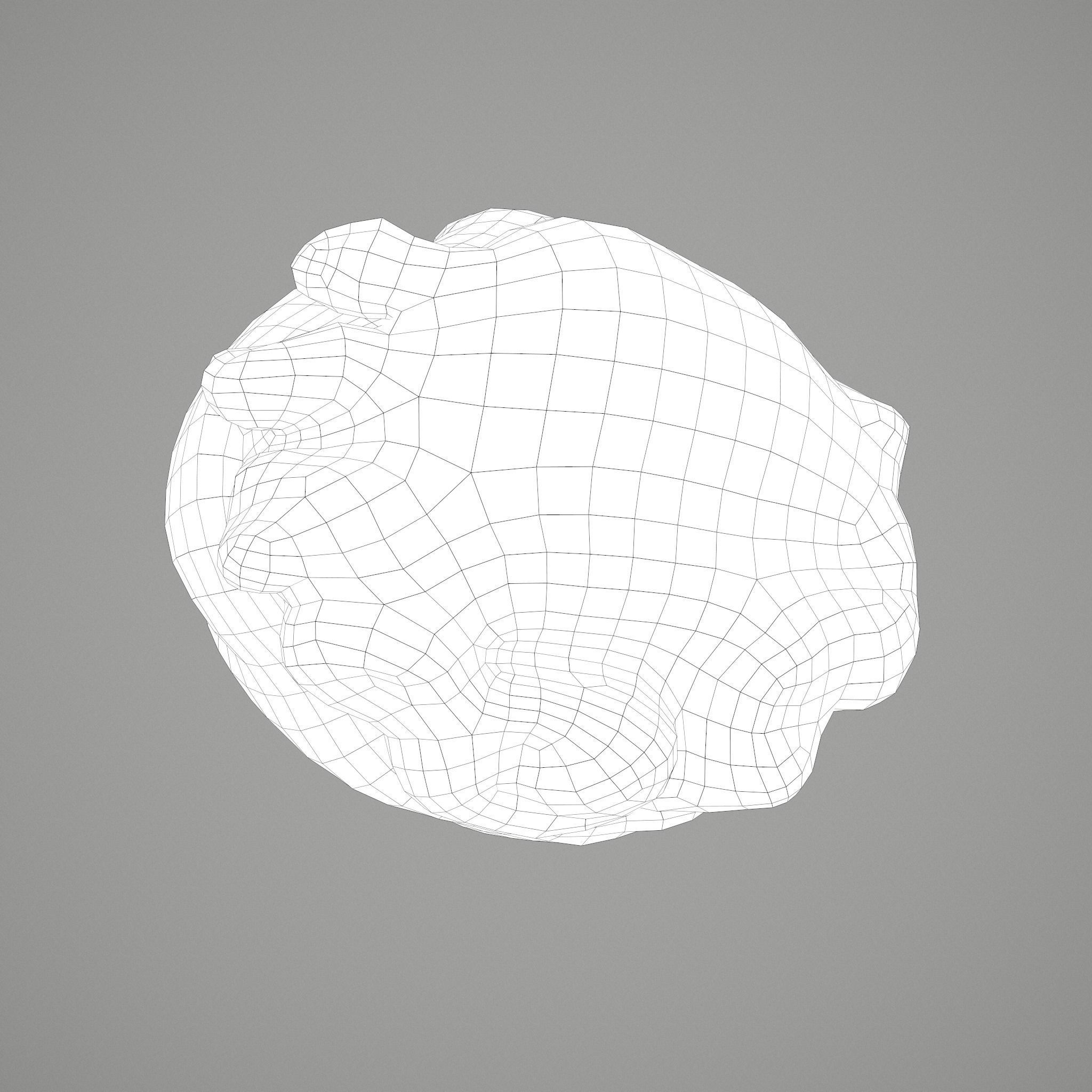 Human Heart Low-poly 3D model_37