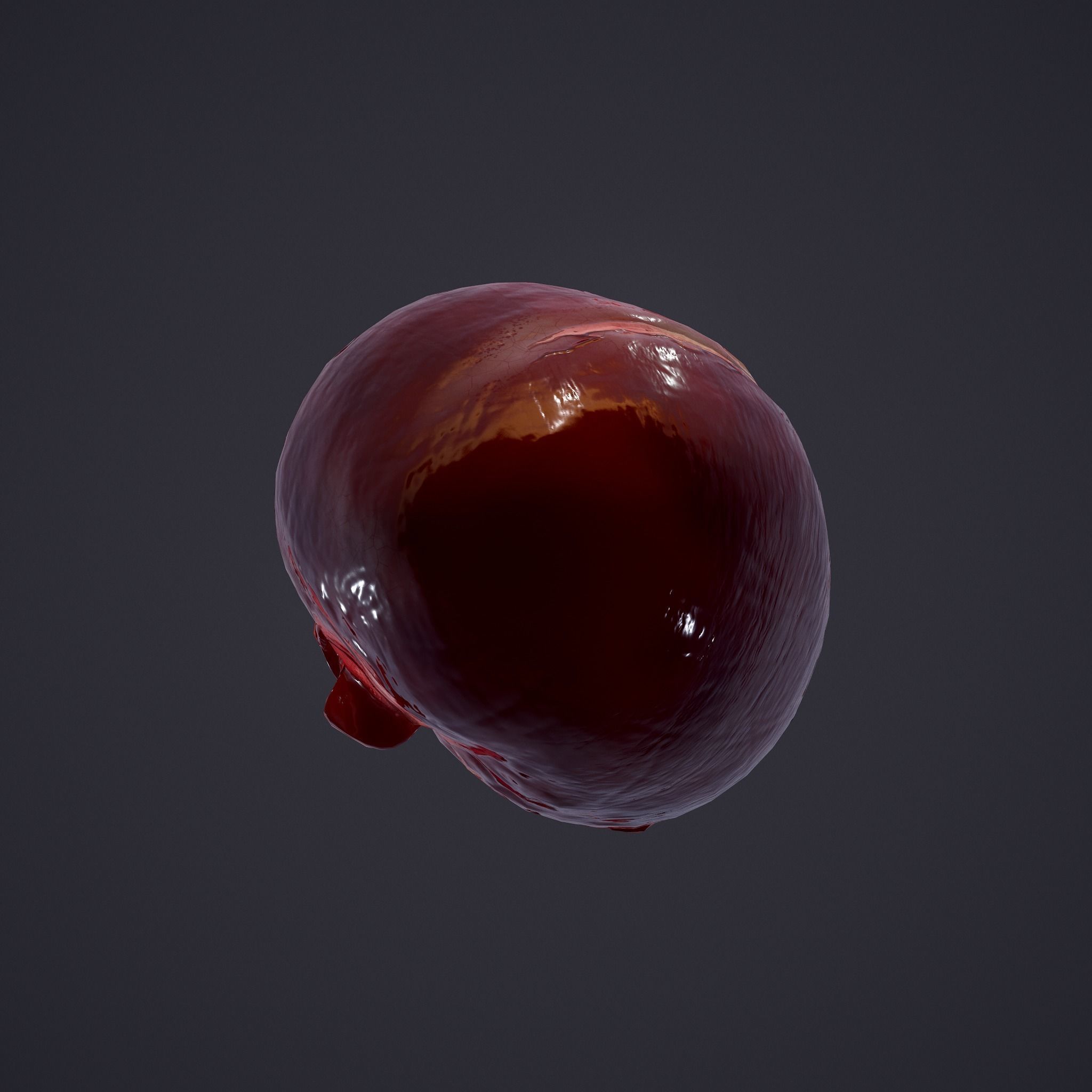 Human Heart Low-poly 3D model_15