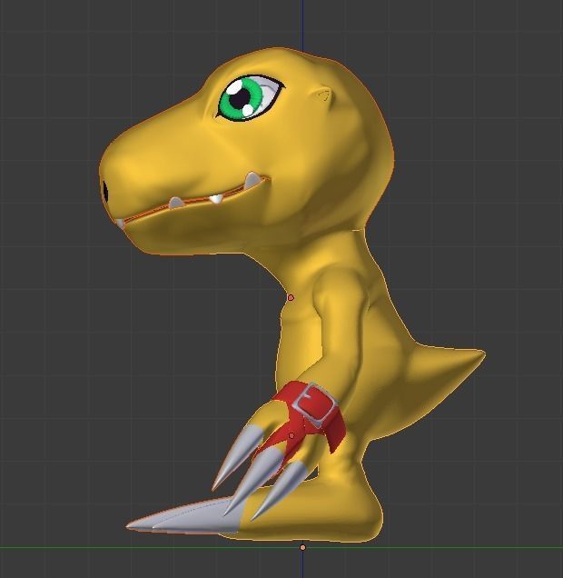 Digimon - Agumon Savers 3D model_1