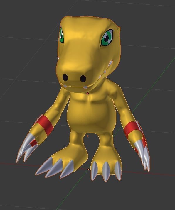 Digimon - Agumon Savers 3D model_2