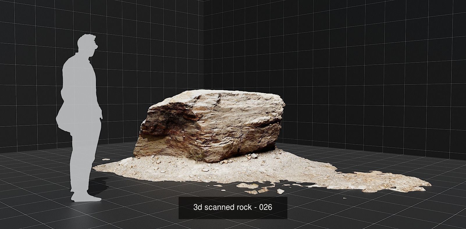 3d scanned rocks and cliffs pack 3D Model Collection_1