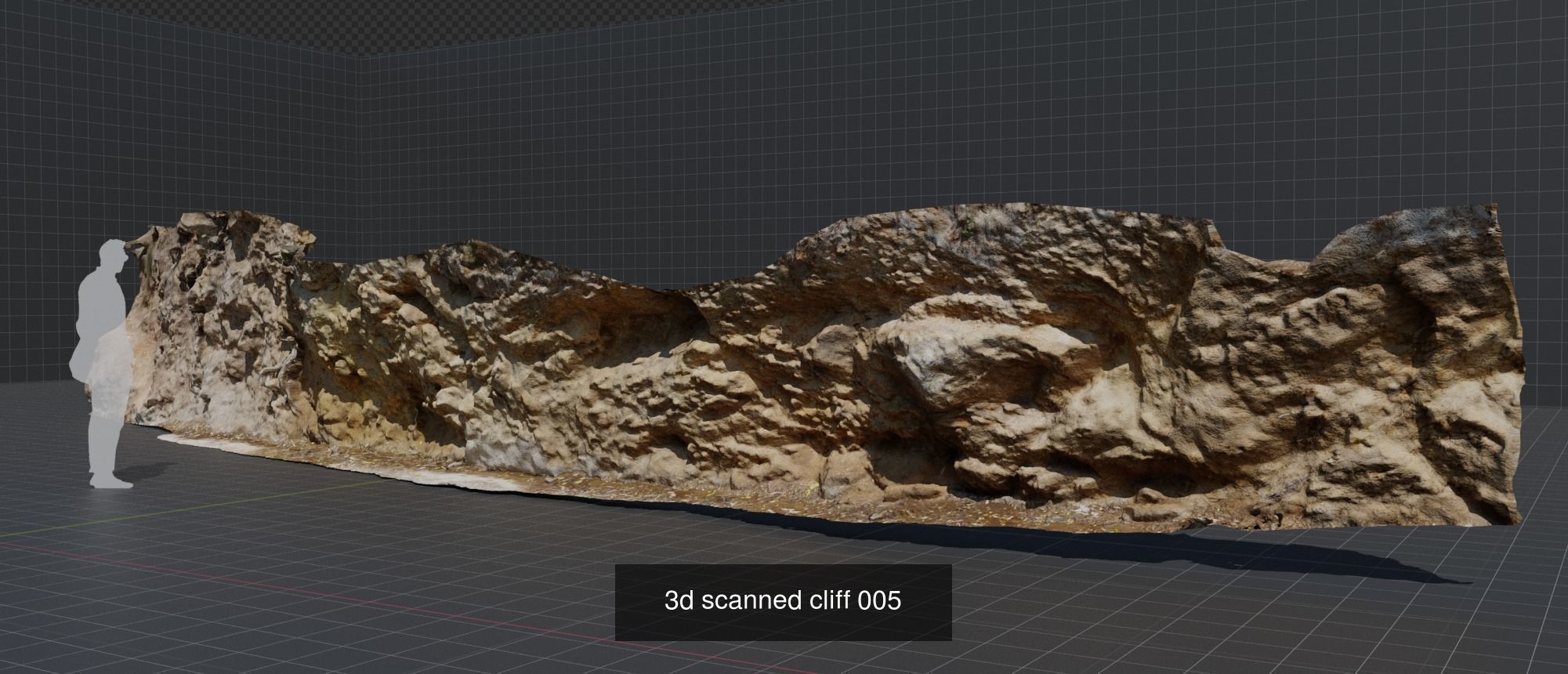 3d scanned rocks and cliffs pack 3D Model Collection_4
