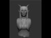 RaylaBust bust of female elf 3D print model_1