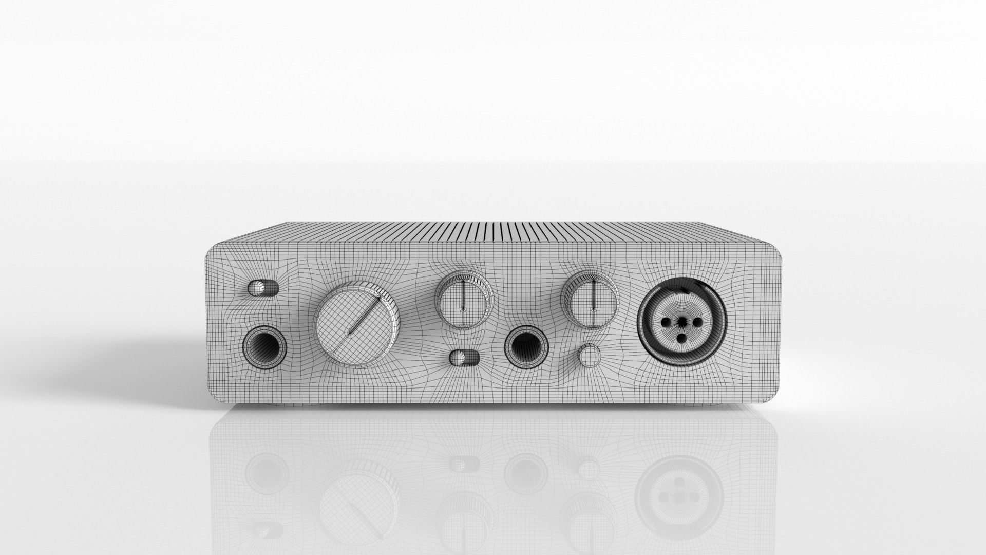 Sound card Focusrite Scarlett Solo 2nd gen 3D model_6