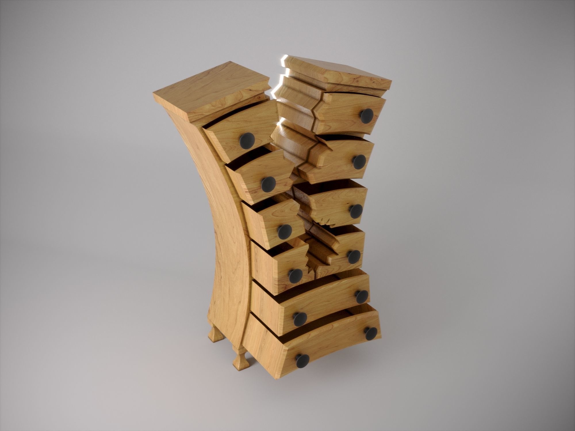 magic wardrobe 3D model_2