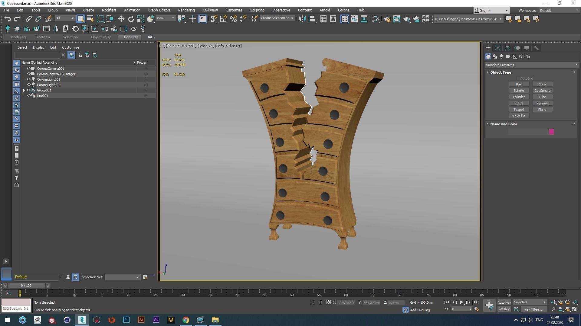magic wardrobe 3D model_5